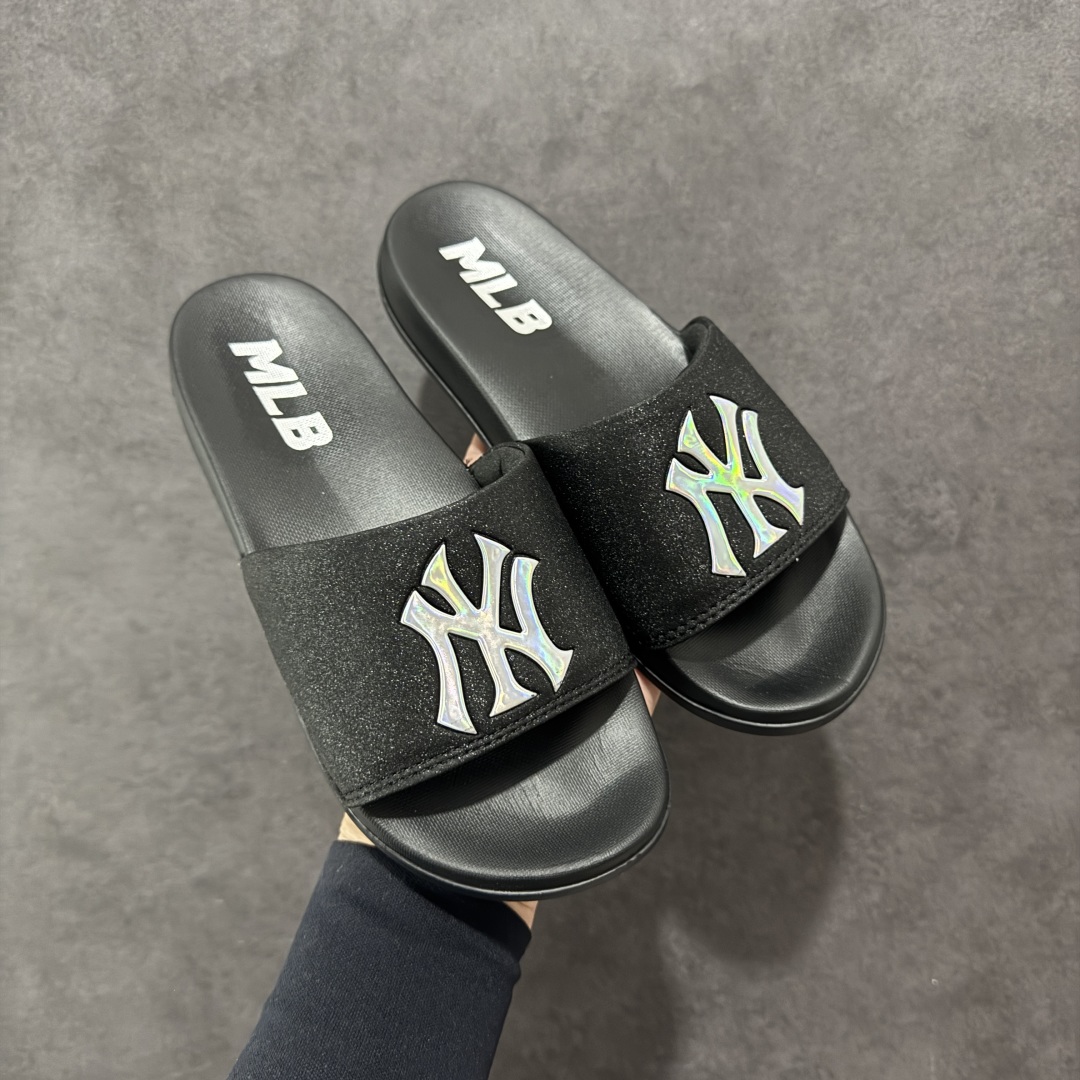 图片[9]-【公司级】新款MLB情侣拖鞋男女NY厚底增高一字拖凉鞋运动沙滩鞋黑色 尺码： 35-45-选品中心