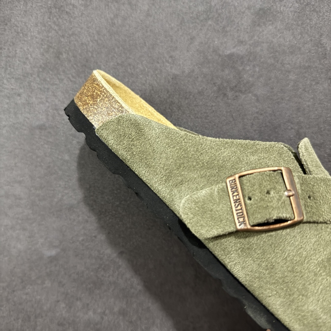 图片[6]-【广东顶级版】德国百年知名鞋履品牌·博肯Birkenstock 勃肯包拖系列 牛皮绒面革平底复古软木休闲鞋 勃肯包拖 市面顶级版本 原产品质 采用质地柔软牛皮绒面革 植入羊羔毛鞋垫和里衬材质 中底搭载缓震软木橡胶 尺码：35 36 37 38 39 40 41 42 43 44 45 46-选品中心