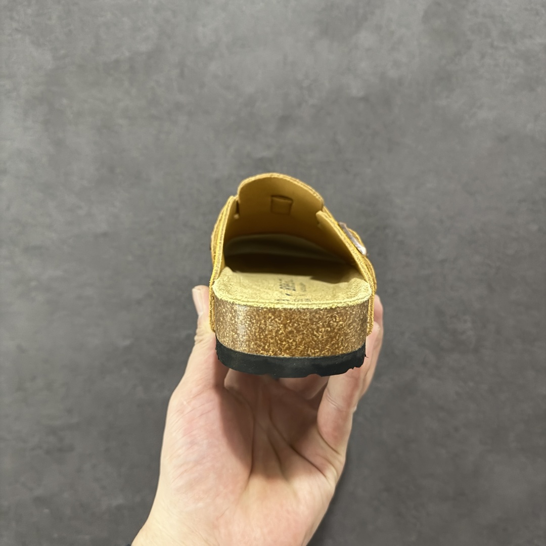 图片[4]-【广东顶级版】德国百年知名鞋履品牌·博肯Birkenstock 勃肯包拖系列 牛皮绒面革平底复古软木休闲鞋 勃肯包拖 市面顶级版本 原产品质 采用质地柔软牛皮绒面革 植入羊羔毛鞋垫和里衬材质 中底搭载缓震软木橡胶 尺码：35 36 37 38 39 40 41 42 43 44 45 46-选品中心