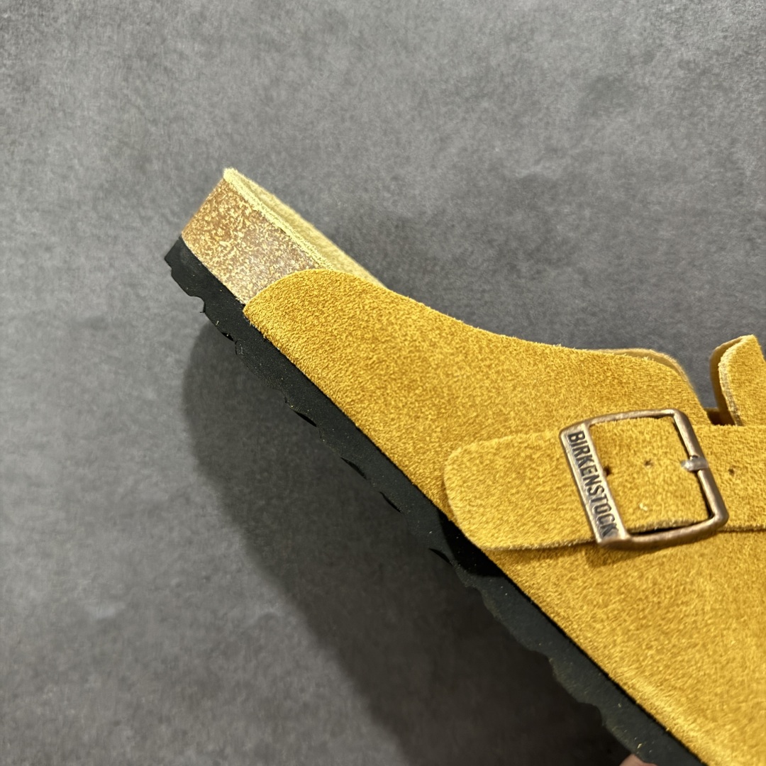 图片[6]-【广东顶级版】德国百年知名鞋履品牌·博肯Birkenstock 勃肯包拖系列 牛皮绒面革平底复古软木休闲鞋 勃肯包拖 市面顶级版本 原产品质 采用质地柔软牛皮绒面革 植入羊羔毛鞋垫和里衬材质 中底搭载缓震软木橡胶 尺码：35 36 37 38 39 40 41 42 43 44 45 46-选品中心