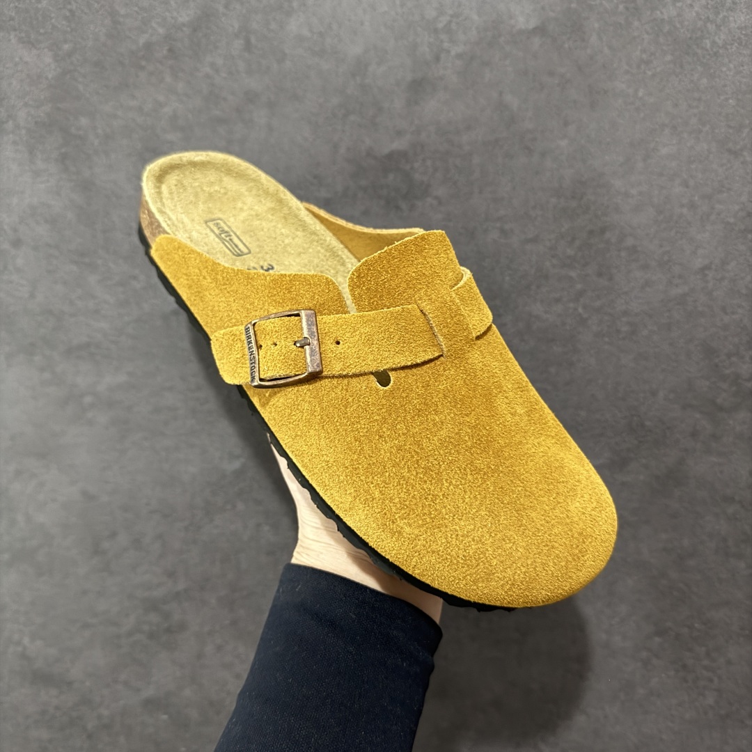 图片[3]-【广东顶级版】德国百年知名鞋履品牌·博肯Birkenstock 勃肯包拖系列 牛皮绒面革平底复古软木休闲鞋 勃肯包拖 市面顶级版本 原产品质 采用质地柔软牛皮绒面革 植入羊羔毛鞋垫和里衬材质 中底搭载缓震软木橡胶 尺码：35 36 37 38 39 40 41 42 43 44 45 46-选品中心