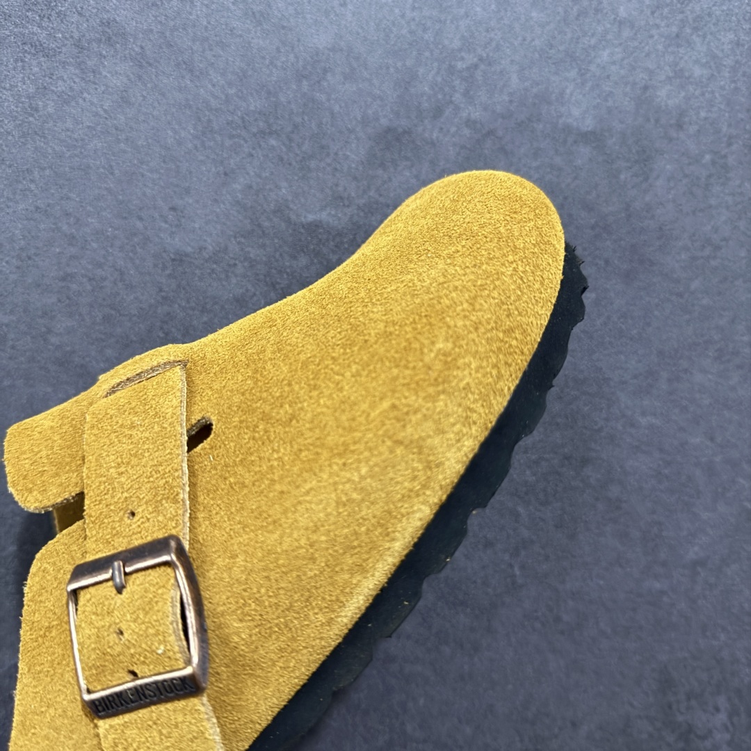图片[5]-【广东顶级版】德国百年知名鞋履品牌·博肯Birkenstock 勃肯包拖系列 牛皮绒面革平底复古软木休闲鞋 勃肯包拖 市面顶级版本 原产品质 采用质地柔软牛皮绒面革 植入羊羔毛鞋垫和里衬材质 中底搭载缓震软木橡胶 尺码：35 36 37 38 39 40 41 42 43 44 45 46-选品中心