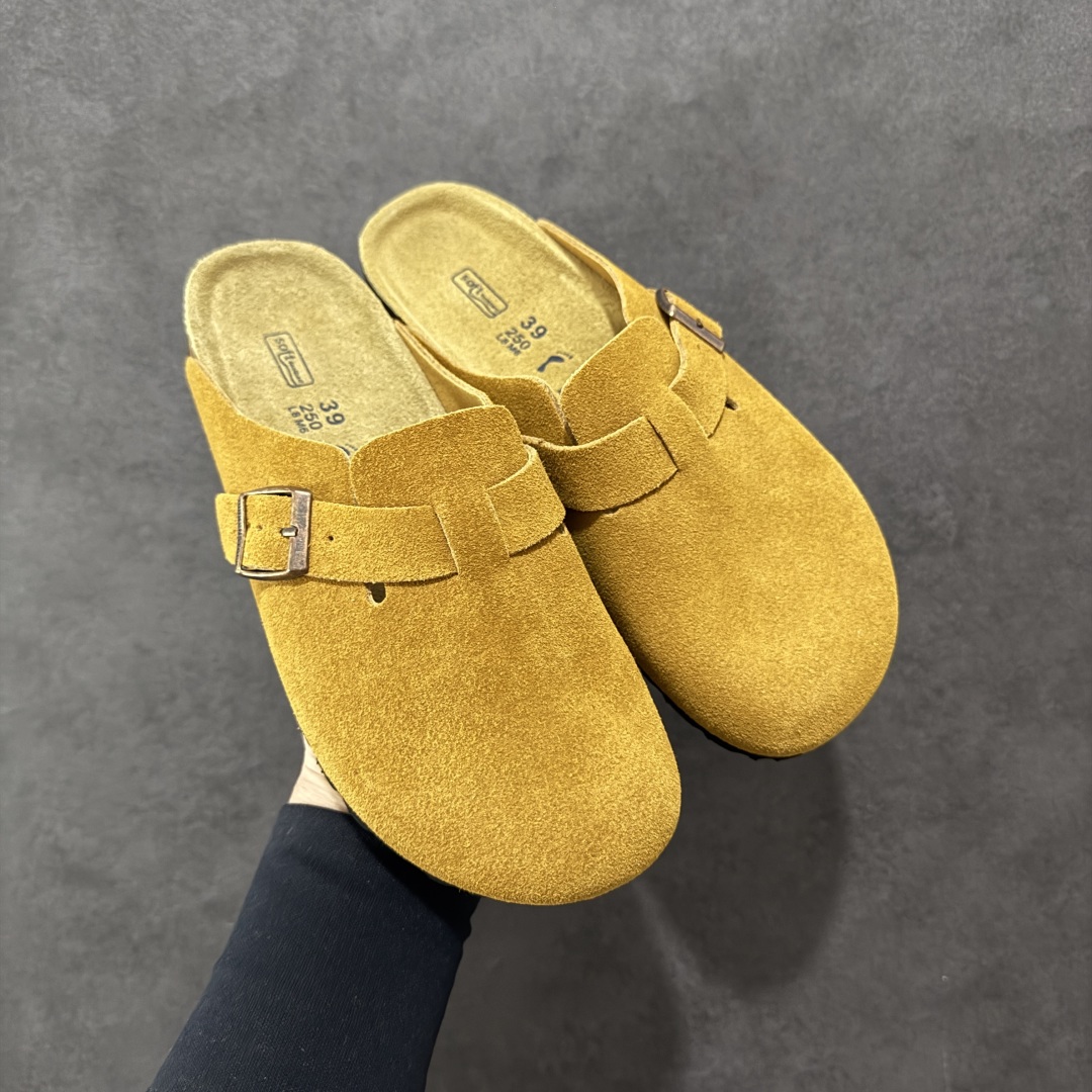 图片[8]-【广东顶级版】德国百年知名鞋履品牌·博肯Birkenstock 勃肯包拖系列 牛皮绒面革平底复古软木休闲鞋 勃肯包拖 市面顶级版本 原产品质 采用质地柔软牛皮绒面革 植入羊羔毛鞋垫和里衬材质 中底搭载缓震软木橡胶 尺码：35 36 37 38 39 40 41 42 43 44 45 46-选品中心