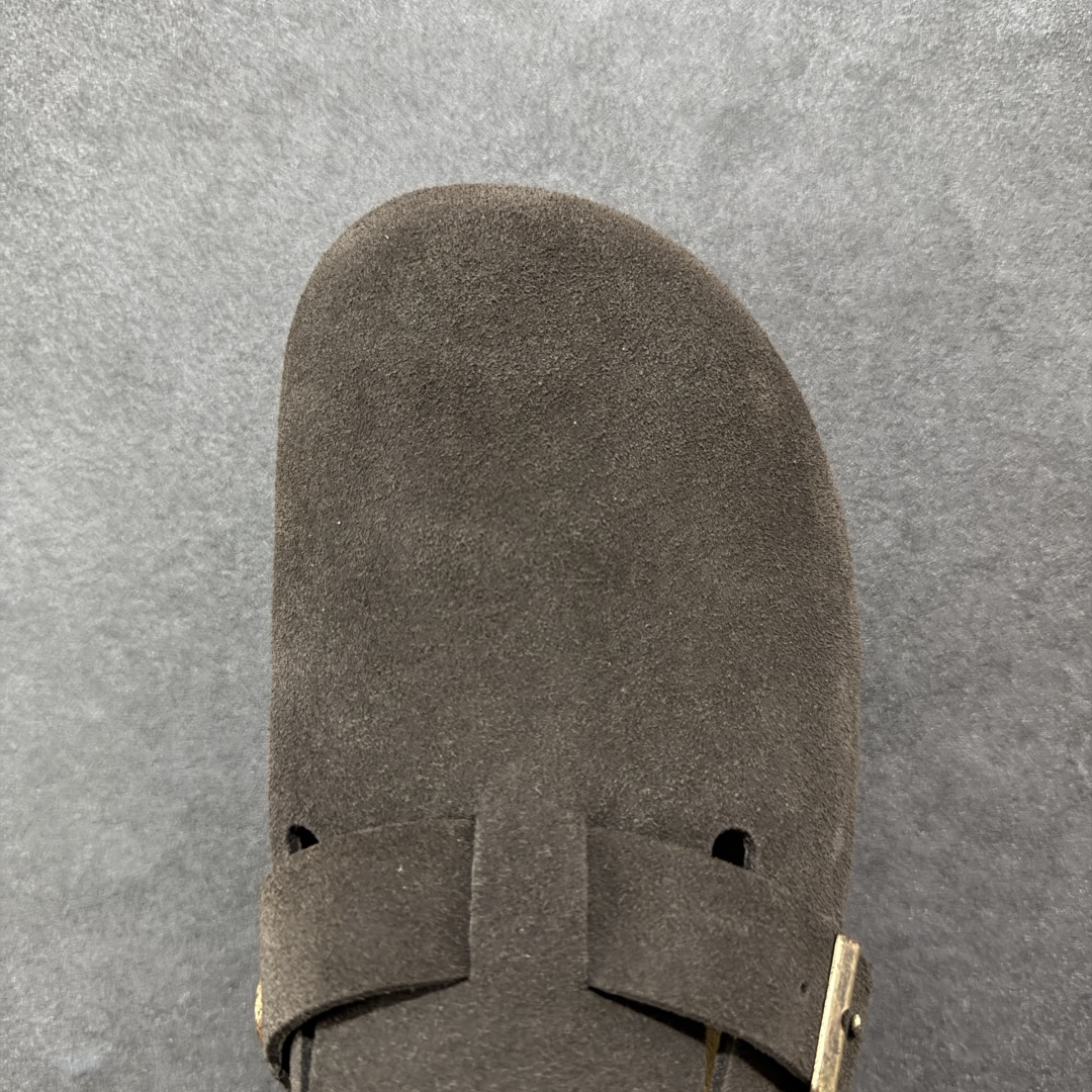 图片[8]-【广东顶级版】德国百年知名鞋履品牌·博肯Birkenstock 勃肯包拖系列 牛皮绒面革平底复古软木休闲鞋 勃肯包拖 市面顶级版本 原产品质 采用质地柔软牛皮绒面革 植入羊羔毛鞋垫和里衬材质 中底搭载缓震软木橡胶 尺码：35 36 37 38 39 40 41 42 43 44 45 46-选品中心