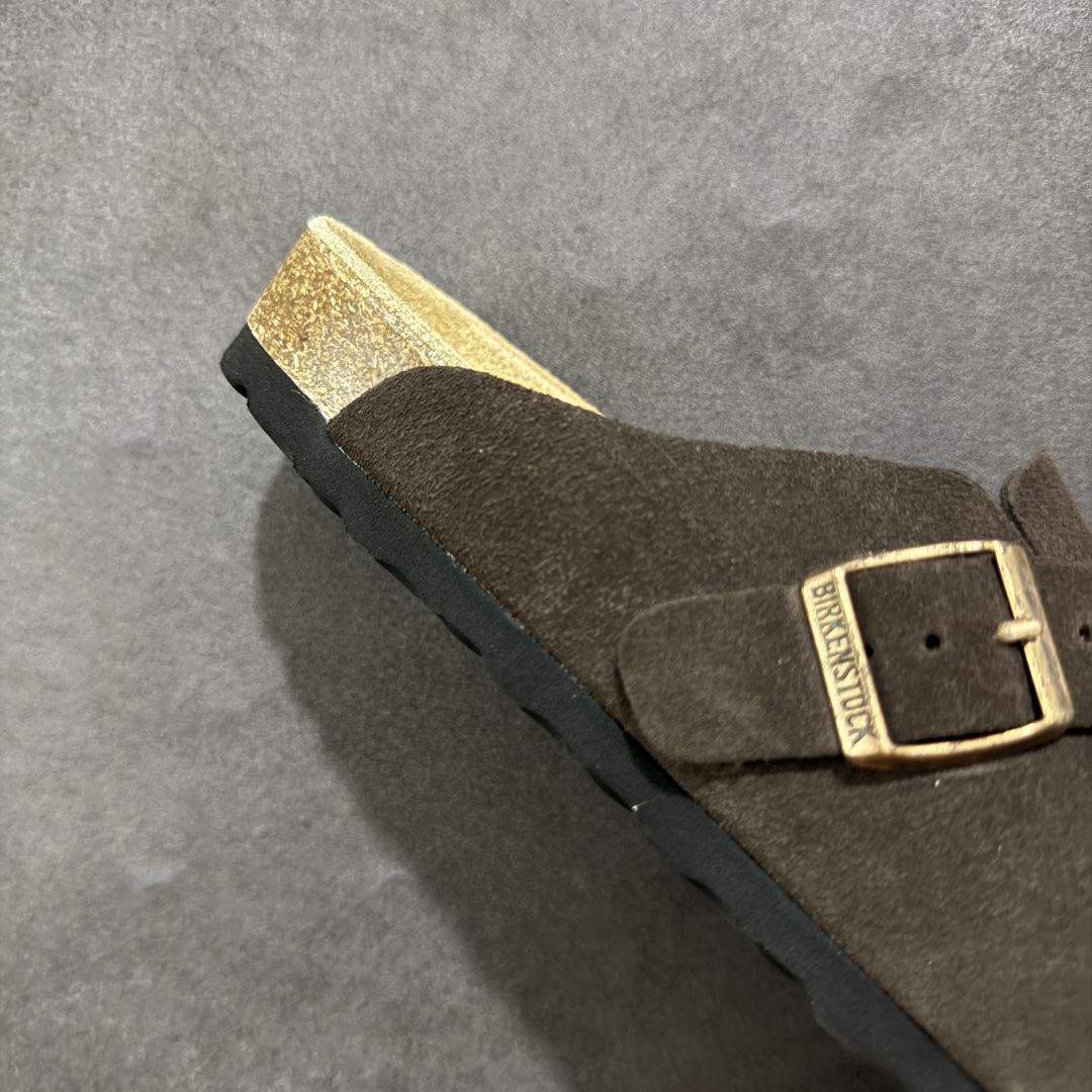 图片[6]-【广东顶级版】德国百年知名鞋履品牌·博肯Birkenstock 勃肯包拖系列 牛皮绒面革平底复古软木休闲鞋 勃肯包拖 市面顶级版本 原产品质 采用质地柔软牛皮绒面革 植入羊羔毛鞋垫和里衬材质 中底搭载缓震软木橡胶 尺码：35 36 37 38 39 40 41 42 43 44 45 46-选品中心