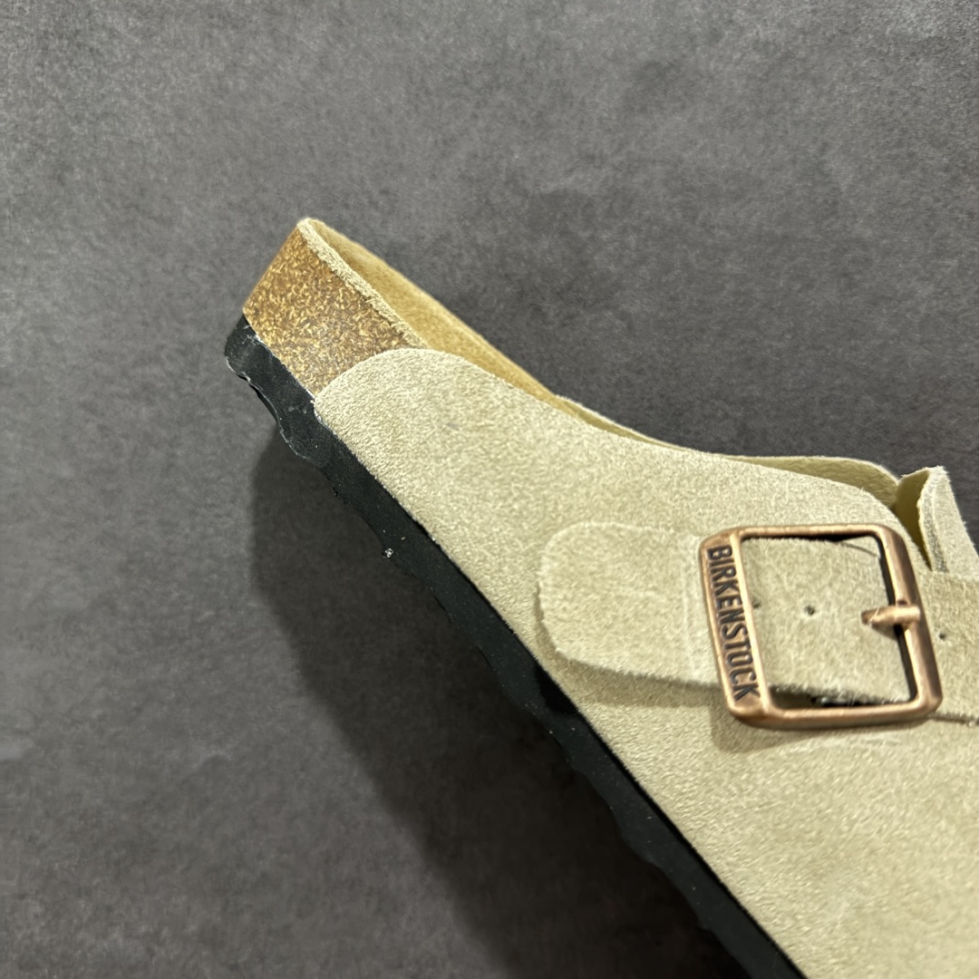 图片[6]-【广东顶级版】德国百年知名鞋履品牌·博肯Birkenstock 勃肯包拖系列 牛皮绒面革平底复古软木休闲鞋 勃肯包拖 市面顶级版本 原产品质 采用质地柔软牛皮绒面革 植入羊羔毛鞋垫和里衬材质 中底搭载缓震软木橡胶 尺码：35 36 37 38 39 40 41 42 43 44 45 46-选品中心
