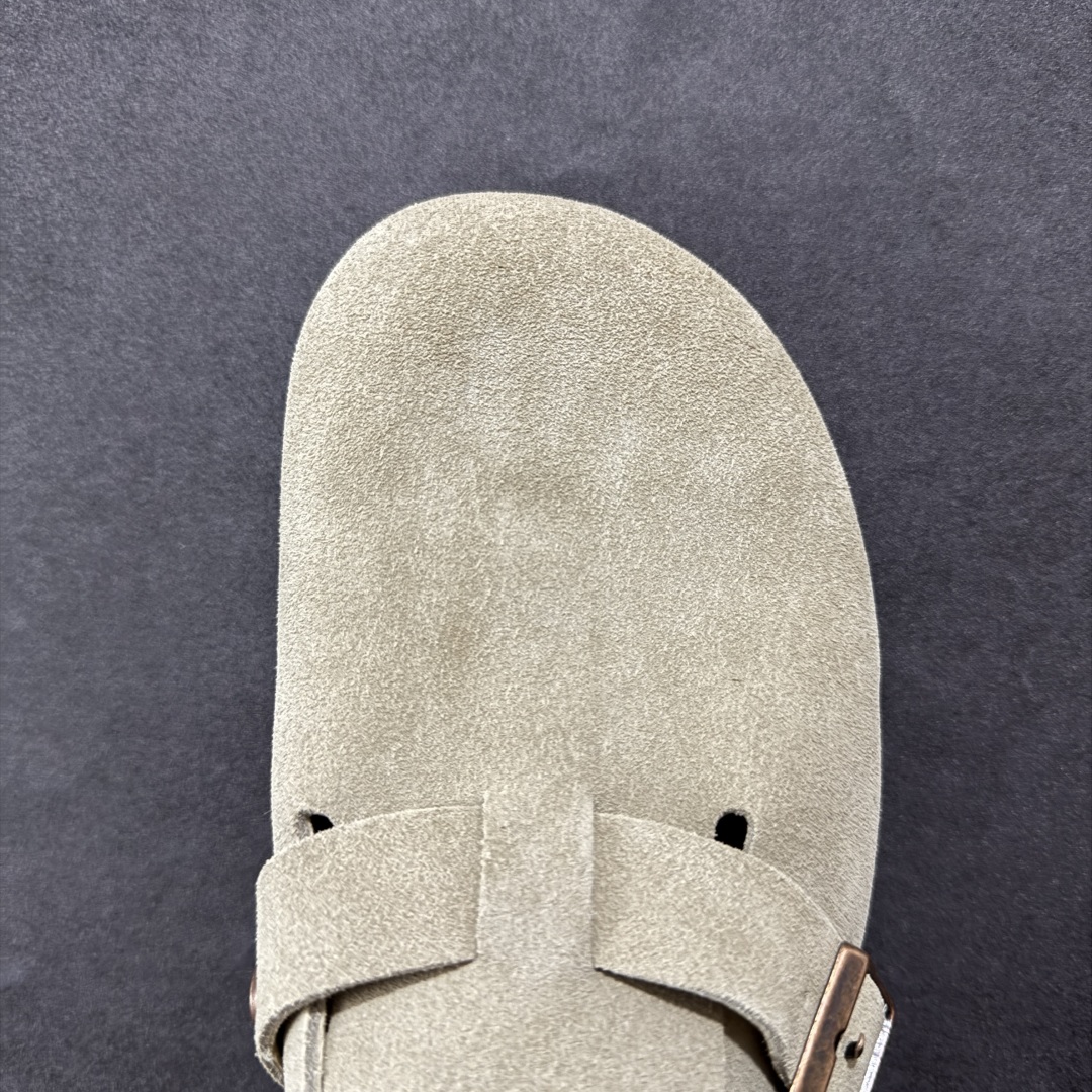 图片[8]-【广东顶级版】德国百年知名鞋履品牌·博肯Birkenstock 勃肯包拖系列 牛皮绒面革平底复古软木休闲鞋 勃肯包拖 市面顶级版本 原产品质 采用质地柔软牛皮绒面革 植入羊羔毛鞋垫和里衬材质 中底搭载缓震软木橡胶 尺码：35 36 37 38 39 40 41 42 43 44 45 46-选品中心