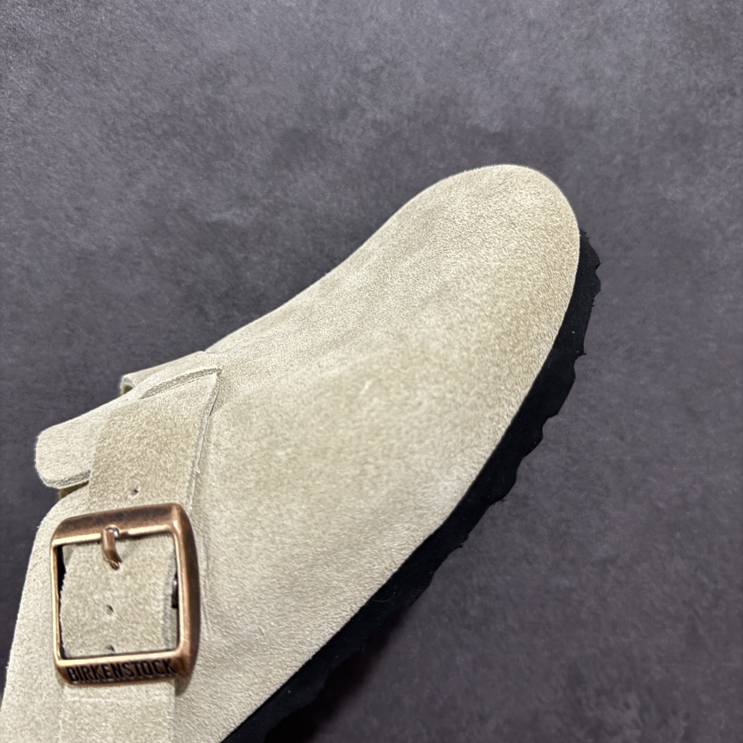 图片[5]-【广东顶级版】德国百年知名鞋履品牌·博肯Birkenstock 勃肯包拖系列 牛皮绒面革平底复古软木休闲鞋 勃肯包拖 市面顶级版本 原产品质 采用质地柔软牛皮绒面革 植入羊羔毛鞋垫和里衬材质 中底搭载缓震软木橡胶 尺码：35 36 37 38 39 40 41 42 43 44 45 46-选品中心