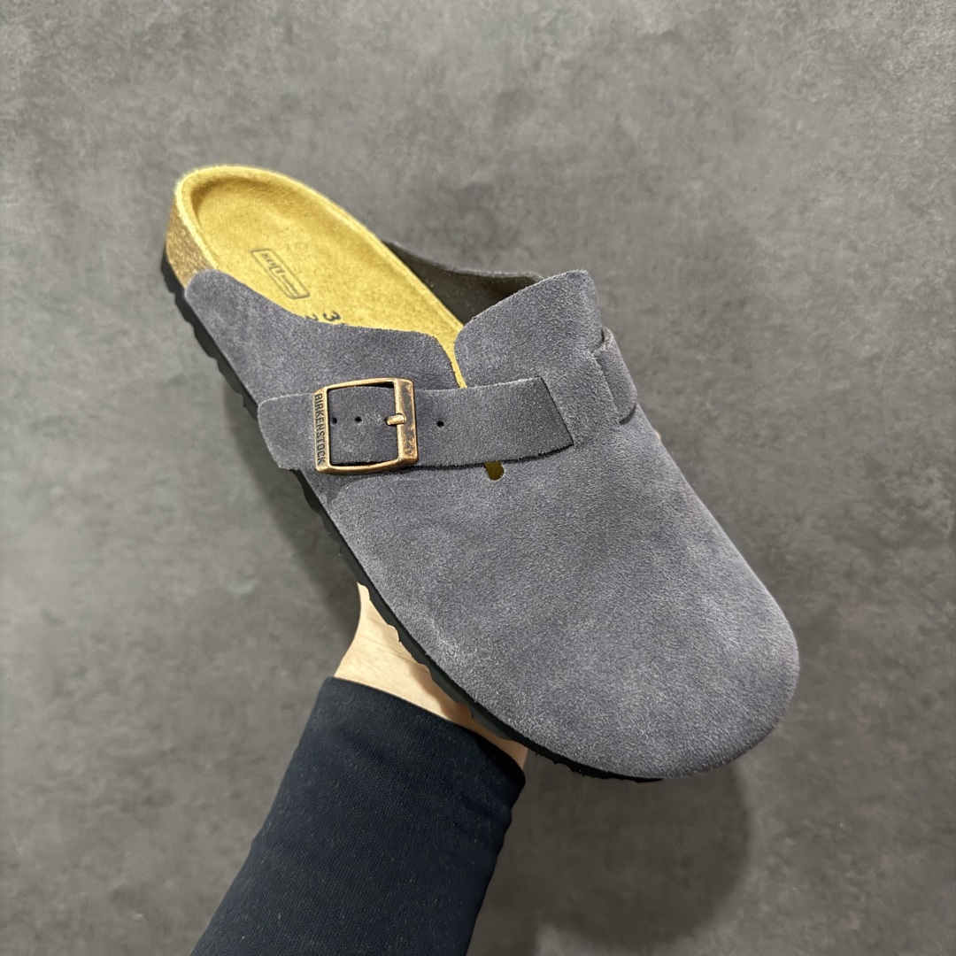 图片[3]-【广东顶级版】德国百年知名鞋履品牌·博肯Birkenstock 勃肯包拖系列 牛皮绒面革平底复古软木休闲鞋 勃肯包拖 市面顶级版本 原产品质 采用质地柔软牛皮绒面革 植入羊羔毛鞋垫和里衬材质 中底搭载缓震软木橡胶 尺码：35 36 37 38 39 40 41 42 43 44 45 46-选品中心