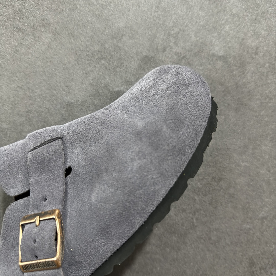 图片[5]-【广东顶级版】德国百年知名鞋履品牌·博肯Birkenstock 勃肯包拖系列 牛皮绒面革平底复古软木休闲鞋 勃肯包拖 市面顶级版本 原产品质 采用质地柔软牛皮绒面革 植入羊羔毛鞋垫和里衬材质 中底搭载缓震软木橡胶 尺码：35 36 37 38 39 40 41 42 43 44 45 46-选品中心