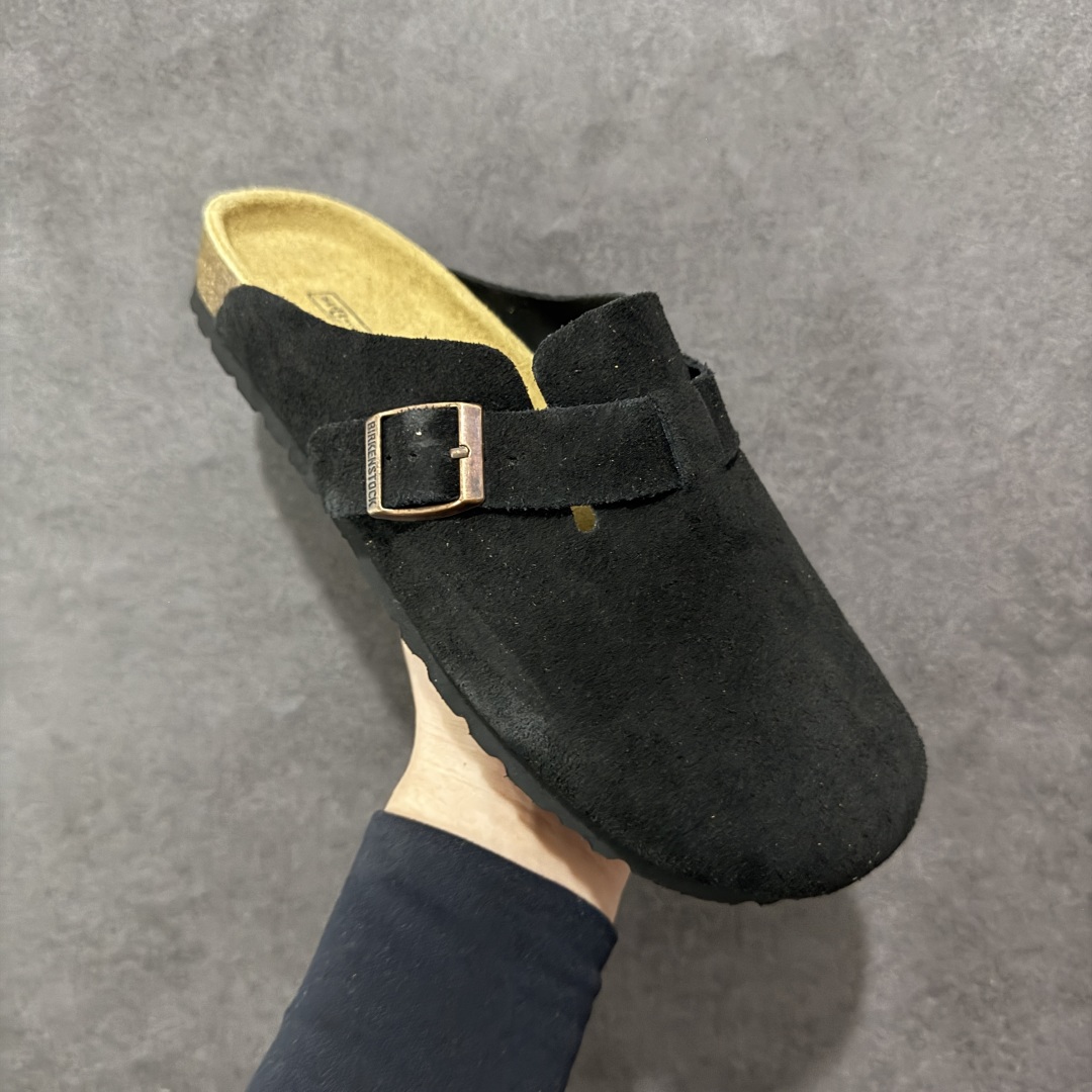 图片[3]-【广东顶级版】德国百年知名鞋履品牌·博肯Birkenstock 勃肯包拖系列 牛皮绒面革平底复古软木休闲鞋 勃肯包拖 市面顶级版本 原产品质 采用质地柔软牛皮绒面革 植入羊羔毛鞋垫和里衬材质 中底搭载缓震软木橡胶 尺码：35 36 37 38 39 40 41 42 43 44 45 46-选品中心