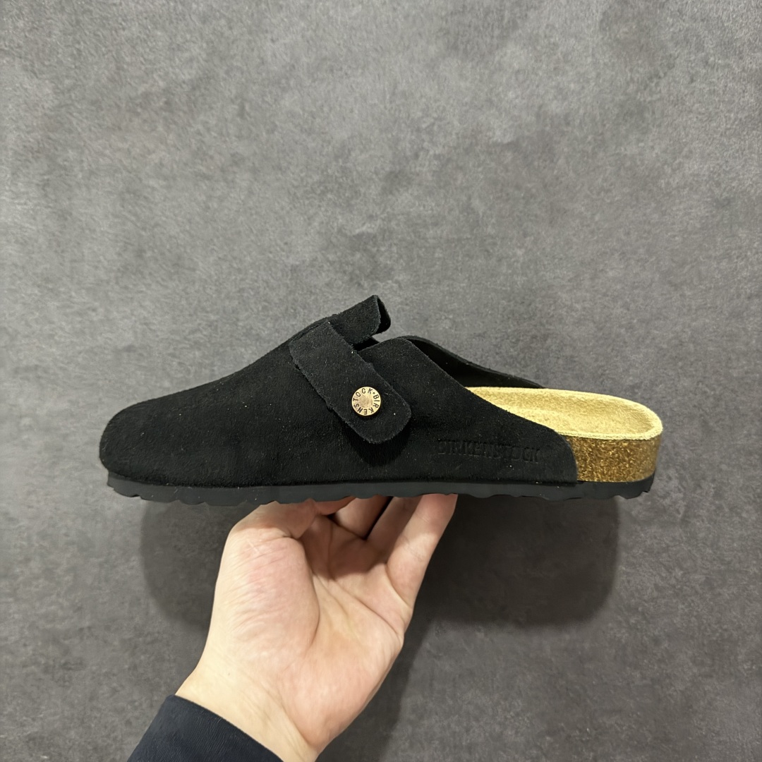 图片[2]-【广东顶级版】德国百年知名鞋履品牌·博肯Birkenstock 勃肯包拖系列 牛皮绒面革平底复古软木休闲鞋 勃肯包拖 市面顶级版本 原产品质 采用质地柔软牛皮绒面革 植入羊羔毛鞋垫和里衬材质 中底搭载缓震软木橡胶 尺码：35 36 37 38 39 40 41 42 43 44 45 46-选品中心