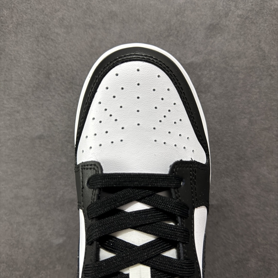 图片[8]-【YC纯原】NK Dunk Low 黑白熊猫2.0 HF5441-100 实力大厂出品 新配色陆续开发 全套原纸板楦头开发 确保原汁原味 完美呈现DUNK版型 一比一鞋头弧度高度鞋身弧度 此版本只针对中端市场 皮料材质有所更替 其他数据细节工艺流程均保持一致 绝不口嗨 细节品控鞋型随意对比 独家私模官方第六代原厂航空铝磨具打磨大底 鞋头坡度极致还原 无解鞋型 原盒原配 圈内天花板工艺 原厂玻璃冲刀 超高清洁度 全鞋零毛边皮料切割 原厂中底布点胶 中底布拉帮走线遵循公司 尺码：36 36.5 37.5 38 38.5 39 40 40.5 41 42 42.5 43 44 44.5 45 46-选品中心