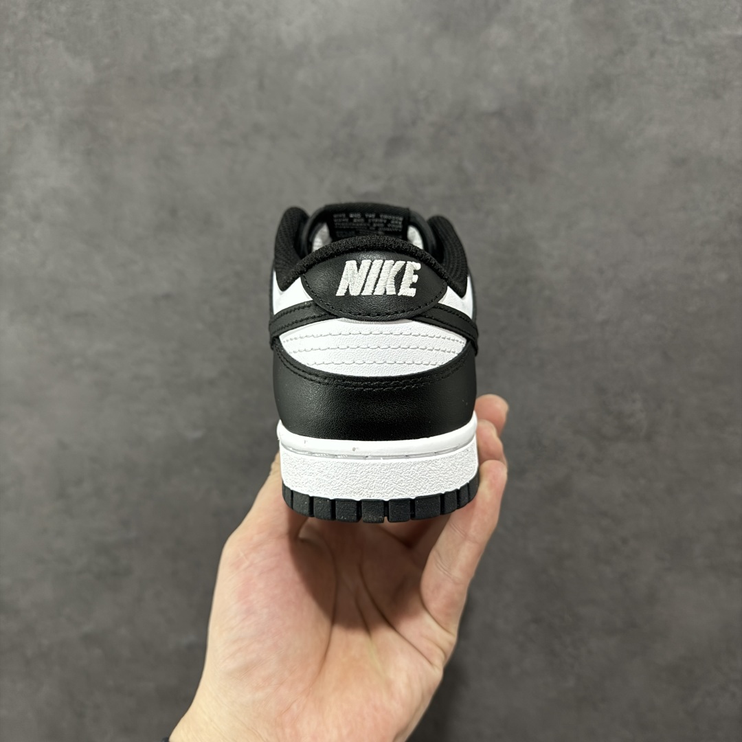 图片[4]-【YC纯原】NK Dunk Low 黑白熊猫2.0 HF5441-100 实力大厂出品 新配色陆续开发 全套原纸板楦头开发 确保原汁原味 完美呈现DUNK版型 一比一鞋头弧度高度鞋身弧度 此版本只针对中端市场 皮料材质有所更替 其他数据细节工艺流程均保持一致 绝不口嗨 细节品控鞋型随意对比 独家私模官方第六代原厂航空铝磨具打磨大底 鞋头坡度极致还原 无解鞋型 原盒原配 圈内天花板工艺 原厂玻璃冲刀 超高清洁度 全鞋零毛边皮料切割 原厂中底布点胶 中底布拉帮走线遵循公司 尺码：36 36.5 37.5 38 38.5 39 40 40.5 41 42 42.5 43 44 44.5 45 46-选品中心