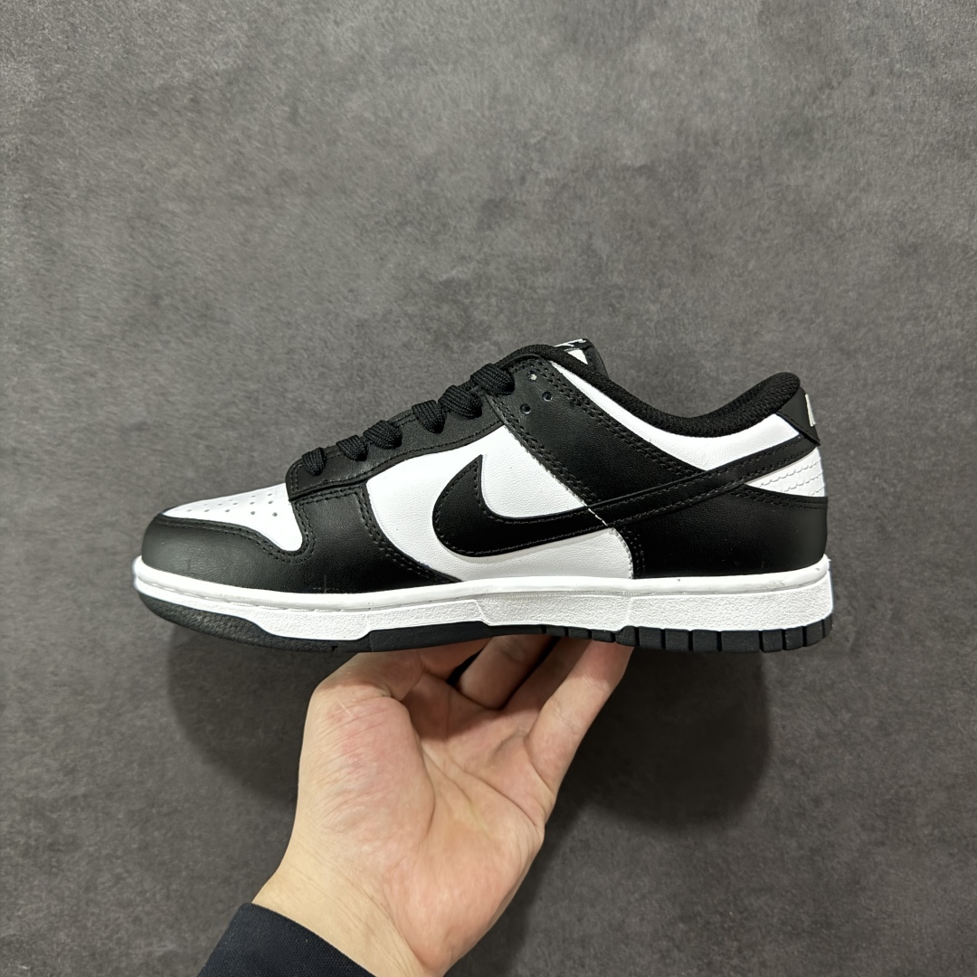 图片[2]-【YC纯原】NK Dunk Low 黑白熊猫2.0 HF5441-100 实力大厂出品 新配色陆续开发 全套原纸板楦头开发 确保原汁原味 完美呈现DUNK版型 一比一鞋头弧度高度鞋身弧度 此版本只针对中端市场 皮料材质有所更替 其他数据细节工艺流程均保持一致 绝不口嗨 细节品控鞋型随意对比 独家私模官方第六代原厂航空铝磨具打磨大底 鞋头坡度极致还原 无解鞋型 原盒原配 圈内天花板工艺 原厂玻璃冲刀 超高清洁度 全鞋零毛边皮料切割 原厂中底布点胶 中底布拉帮走线遵循公司 尺码：36 36.5 37.5 38 38.5 39 40 40.5 41 42 42.5 43 44 44.5 45 46-选品中心