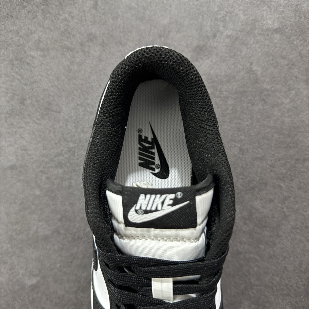 图片[7]-【YC纯原】NK Dunk Low 黑白熊猫2.0 HF5441-100 实力大厂出品 新配色陆续开发 全套原纸板楦头开发 确保原汁原味 完美呈现DUNK版型 一比一鞋头弧度高度鞋身弧度 此版本只针对中端市场 皮料材质有所更替 其他数据细节工艺流程均保持一致 绝不口嗨 细节品控鞋型随意对比 独家私模官方第六代原厂航空铝磨具打磨大底 鞋头坡度极致还原 无解鞋型 原盒原配 圈内天花板工艺 原厂玻璃冲刀 超高清洁度 全鞋零毛边皮料切割 原厂中底布点胶 中底布拉帮走线遵循公司 尺码：36 36.5 37.5 38 38.5 39 40 40.5 41 42 42.5 43 44 44.5 45 46-选品中心