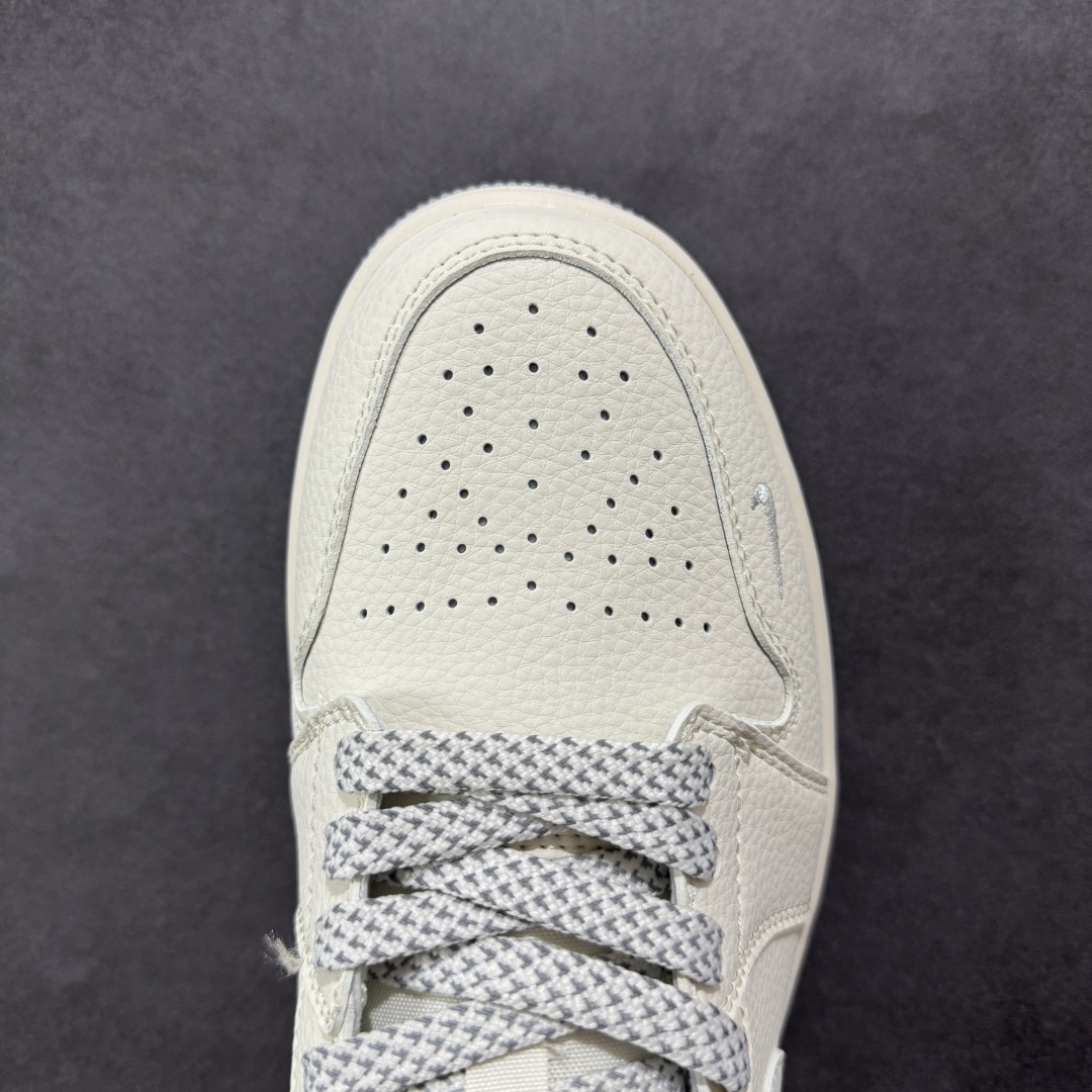 图片[8]-【定制版】Air Jordan 1 Low AJ1 乔1耐克联名 简约米灰底 高端定制 低帮复古篮球鞋 XX3168-187  #定制鞋盒 大厂纯原品质出货 超高清洁度 皮料切割干净无任何毛边 细节完美   尺码：36 36.5 37.5 38 36.5 39 40 40.5 41 42 42.5 43 44 44.5 45-选品中心