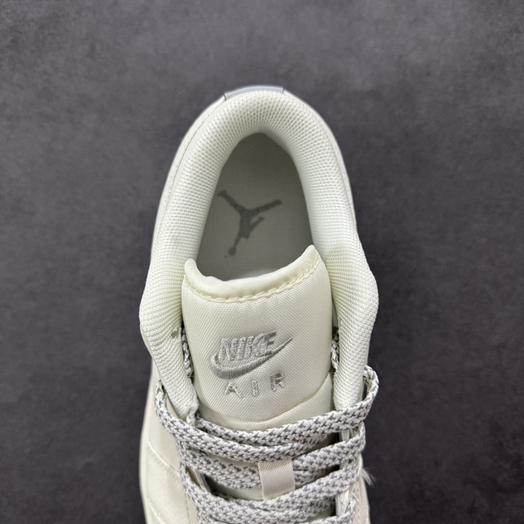 图片[7]-【定制版】Air Jordan 1 Low AJ1 乔1耐克联名 简约米灰底 高端定制 低帮复古篮球鞋 XX3168-187  #定制鞋盒 大厂纯原品质出货 超高清洁度 皮料切割干净无任何毛边 细节完美   尺码：36 36.5 37.5 38 36.5 39 40 40.5 41 42 42.5 43 44 44.5 45-选品中心