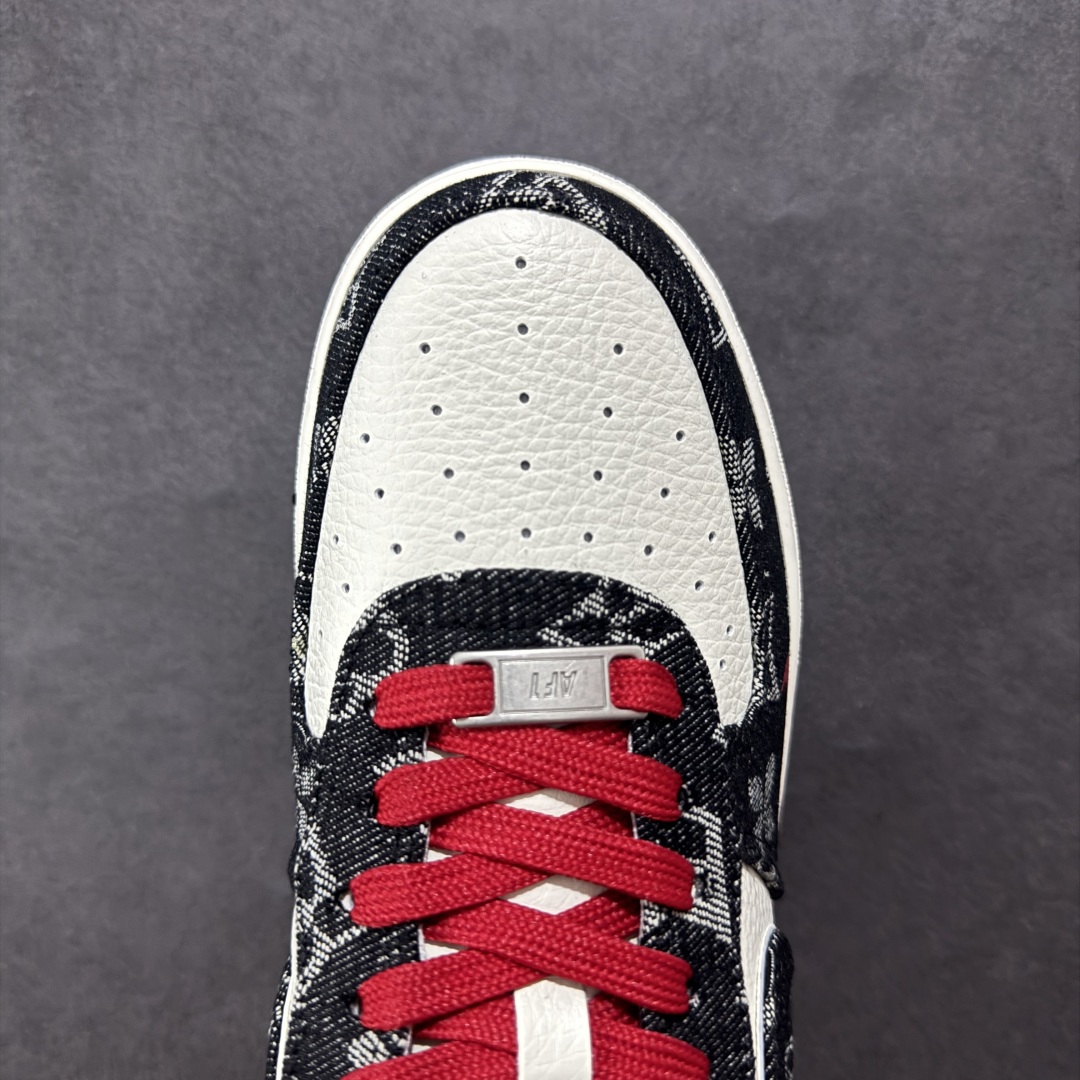 图片[8]-【定制版】Nike Air Force 1\’07 Low LV联名 黑牛仔小红勾 空军一号低帮休闲板鞋 LW9279-001  #原楦头原纸板 原装鞋盒 定制五金配件 内置全掌气垫 原厂鞋底   尺码：36 36.5 37.5 38 38.5 39 40 40.5 41 42 42.5 43 44 44.5 45-选品中心