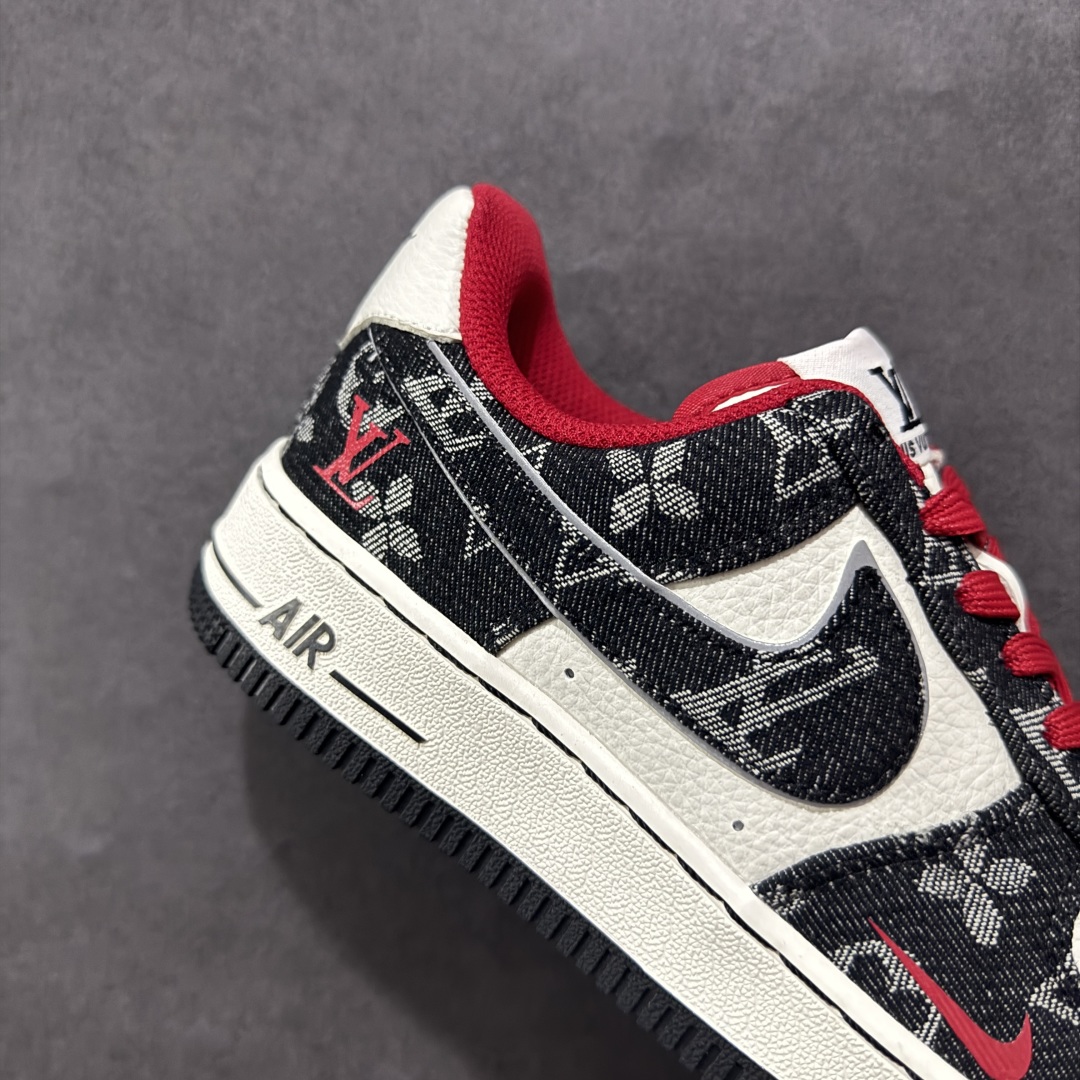 图片[6]-【定制版】Nike Air Force 1\’07 Low LV联名 黑牛仔小红勾 空军一号低帮休闲板鞋 LW9279-001  #原楦头原纸板 原装鞋盒 定制五金配件 内置全掌气垫 原厂鞋底   尺码：36 36.5 37.5 38 38.5 39 40 40.5 41 42 42.5 43 44 44.5 45-选品中心