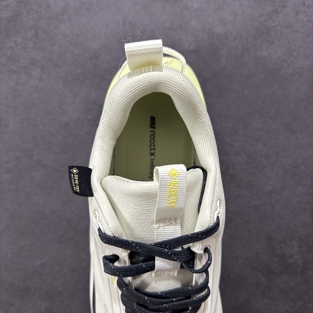 图片[7]-【公司级】NIKE Reactx X Infinty Run 4 GTX 马拉松机能风格运动鞋 简约大方的造型设计 随性休闲的时尚格调穿着舒适轻便 运动灵活自如 满足日常个性穿搭提供稳固支撑力和非凡抓地力缔造舒适非凡的迈步体验 货号： FB2197-100 尺码：36 36.5 37.5 38 38.5 39 40 40.5 41 42 42.5 43 44 45 46-选品中心