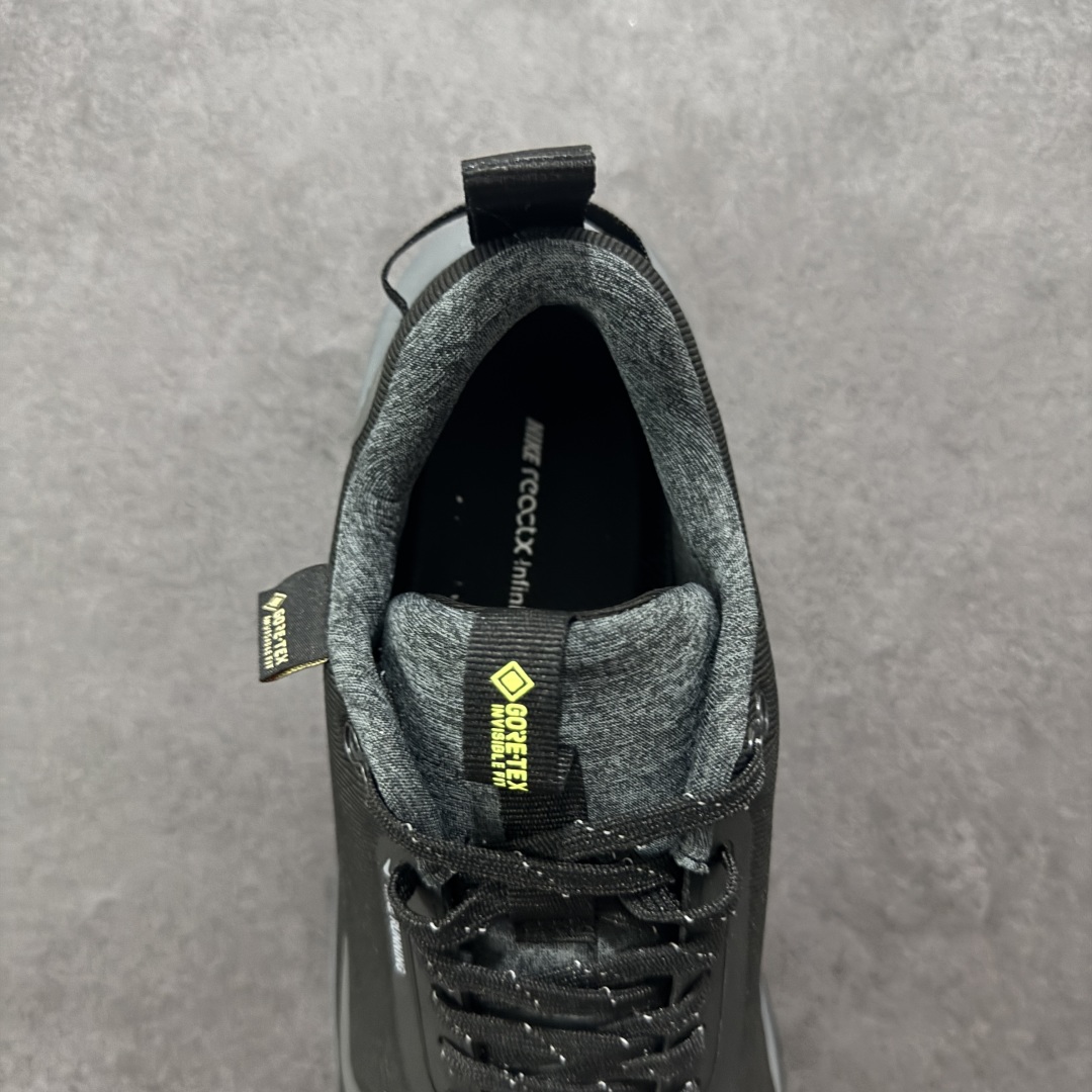 图片[7]-【公司级】NIKE Reactx X Infinty Run 4 GTX 马拉松机能风格运动鞋 简约大方的造型设计 随性休闲的时尚格调穿着舒适轻便 运动灵活自如 满足日常个性穿搭提供稳固支撑力和非凡抓地力缔造舒适非凡的迈步体验 货号： FB2197-002 尺码：36 36.5 37.5 38 38.5 39 40 40.5 41 42 42.5 43 44 45 46-选品中心