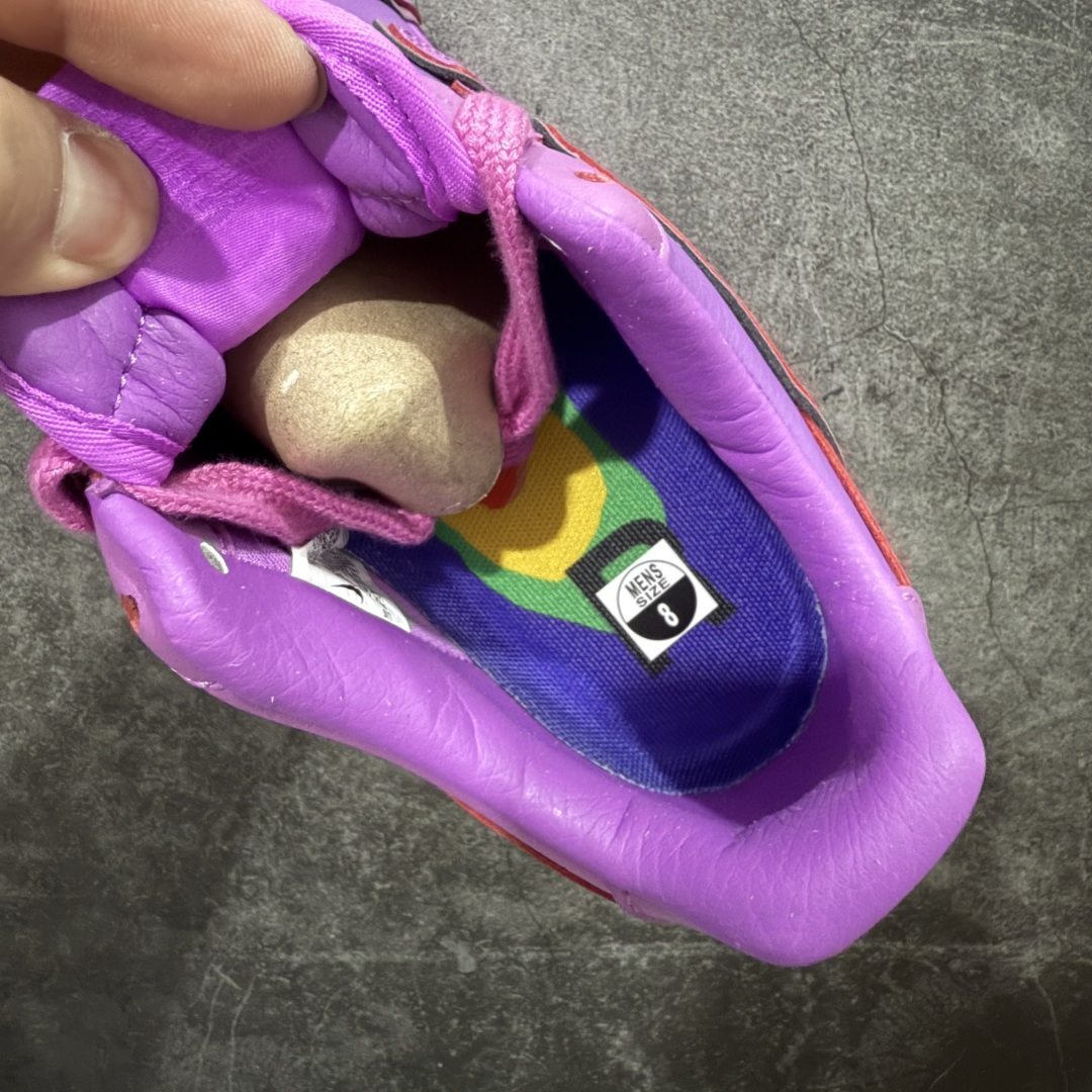 图片[6]-【S2纯原】CPFM x NK Air Force 1 Low 空军一号系列低帮 S2纯原生产线出品 经典百搭休闲运动板鞋“联名放大补丁字母”近日，A$AP Bari 在其官方社交媒体上预告了 Cactus Plant Flea Market(CPFM) 和 Nike Air Force 1 Low 的全新配色。 #此次全新推出的紫色和苔藓绿配色，保留了原始黑白版本的标志性风格，均采用皮革鞋面、尼龙鞋舌、带有反光底衬的「AIR SUNSHINE」及同色 AF1 橡胶鞋底。 货号：FQ7069-500 尺码：36 36.5 37.5 38 38.5 39 40 40.5 41 42 42.5 43 44 44.5 45 46 47.5-选品中心