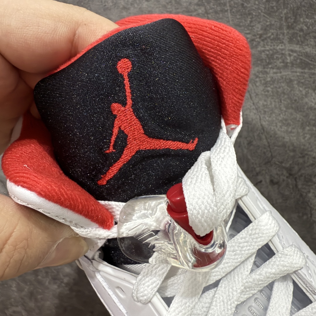 图片[4]-【PK纯原】Air Jordan 5 Retro \”Fire Red Black Tongue\” AJ5 乔5流川枫 火焰红 篮球鞋 HQ7978-101 国内一线大厂出品 匠心打造 原厂皮料原厂数据 全新纸板 模具打造 外贸 平台高端零售专供品质 品质毋庸置疑 一眼正品既视感 细节均已解码 尺码：40 40.5 41 42 42.5 43 44 44.5 45 46 47.5-选品中心