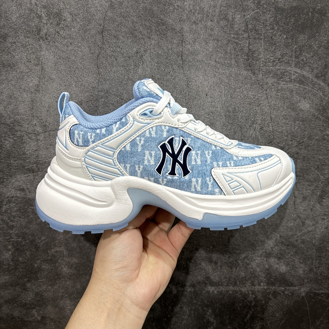 【纯原订单】MLB Winner Chunky 25新款 NY百搭舒适休闲潮流运动厚底增高 防滑耐磨 低帮 老爹鞋白粉色 潮流厚底时尚街头赛博老爹鞋 MLB官方同步出货 虞书欣等众多潮流明星同款 高弹双层MD大底 原楦原档案数据开发版型(完美鞋头弧度/后套收口效果🆚市面文案版本‼️) 原厂立体填充鞋舌海绵 中底注胶孔原数据开发模具大底原厂转印标市面上唯一纯原版本 原材料打造 内增高6cm 原厂1:1模具开发 原厂进口纳米材质 原厂 全套手提袋 原盒雷射防伪标包装 天猫订单品质 官网尺码:35-45-选品中心