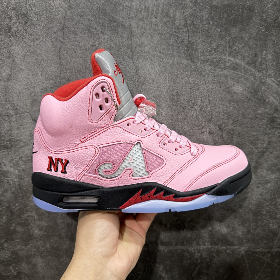 【原厂版本】Awake NY x Air Jordan 5 Retro 高帮 联名粉色 AJ5 乔丹5代 乔丹篮球鞋系列 Nike Air Jordan 5 OG \