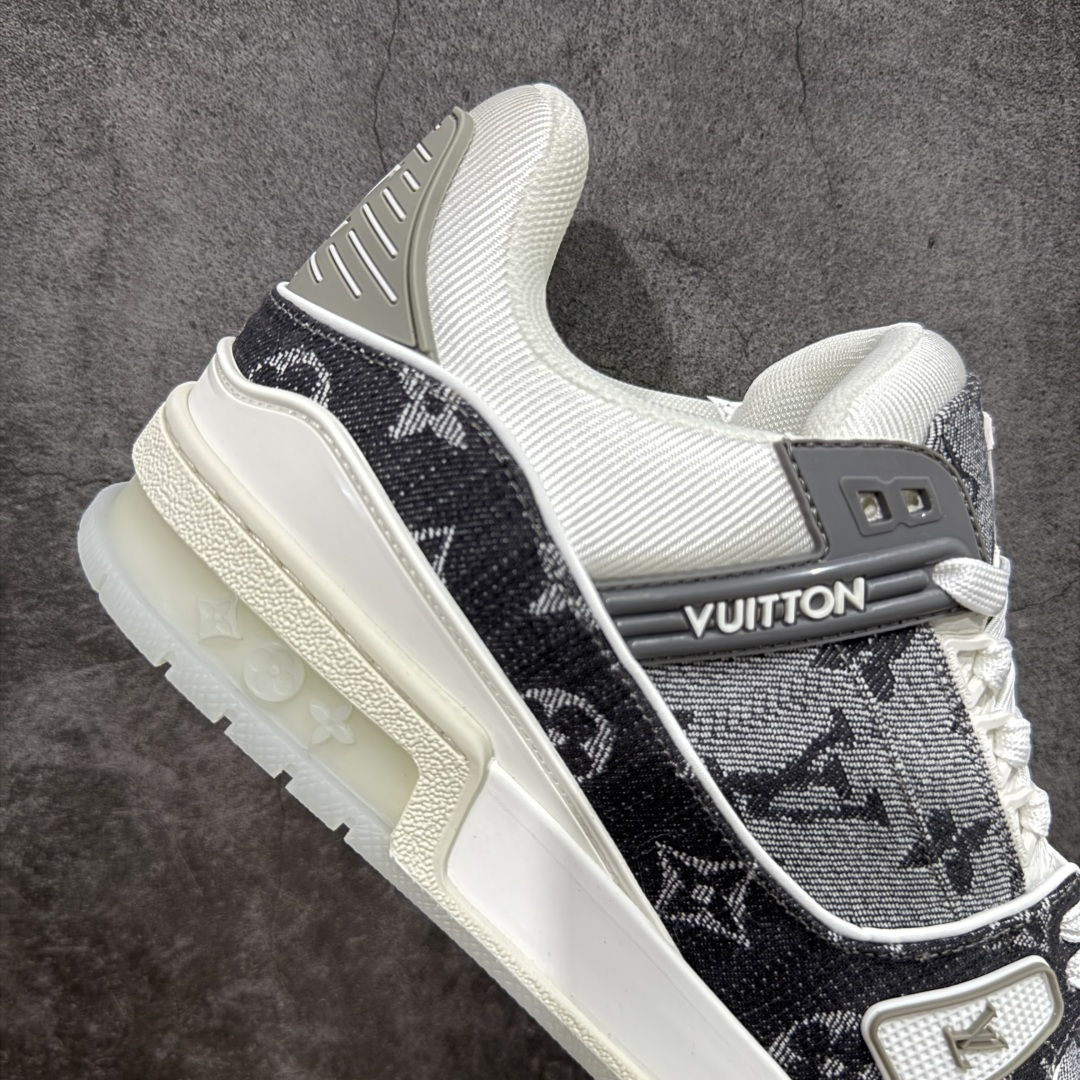 顶级性价比版本LV Trainer 满灰牛仔 双层飞机礼盒 中高端品质-Chinese UA Cheap High Quatity Brand Clothes Bags handbags Sneakers wholesale wholesaler seller from China Factory suppliers Fashion Clothing Shoes best Quality Beautiful Price 顶级性价比版本LV Trainer 满灰牛仔 双层飞机礼盒 中高端品质