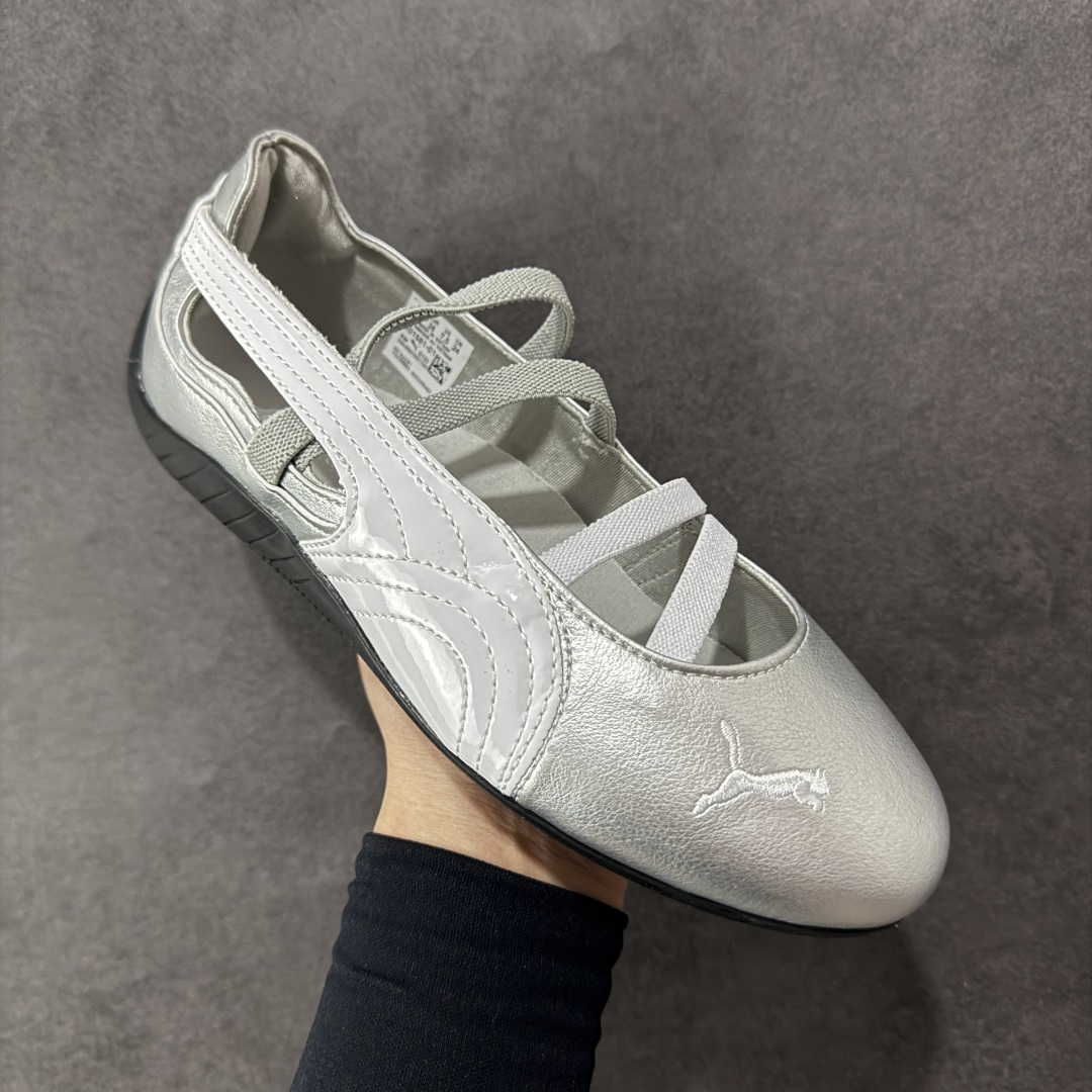 图片[3]-【PE版本】PUMA Speedcat BALLET Metallic Wns 玛丽珍芭蕾鞋 安福独家品质 非市场流通版本 品质材料做工都优于市场同价位货 配色酷感拉满 低帮设计超显脚踝纤细，上脚轻盈又舒适 不管日常出街还是运动都适配，防滑耐磨超抗造。 货号：401587-41 尺码：35.5 36 37 37.5 38 38.5 39 40 40.5 41-选品中心