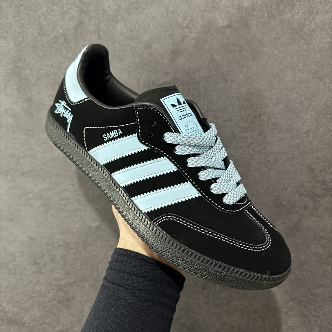  
【定制版】adidas originals Samba OG x Stussy 黑蓝
桑巴舞系列复古