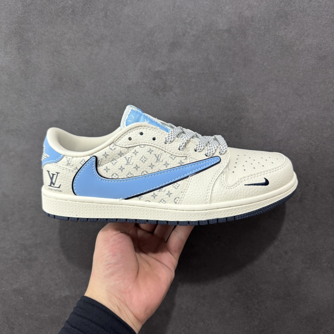 【定制版】Travis Scott x Nike Air Jordan 1 Low x Stussy