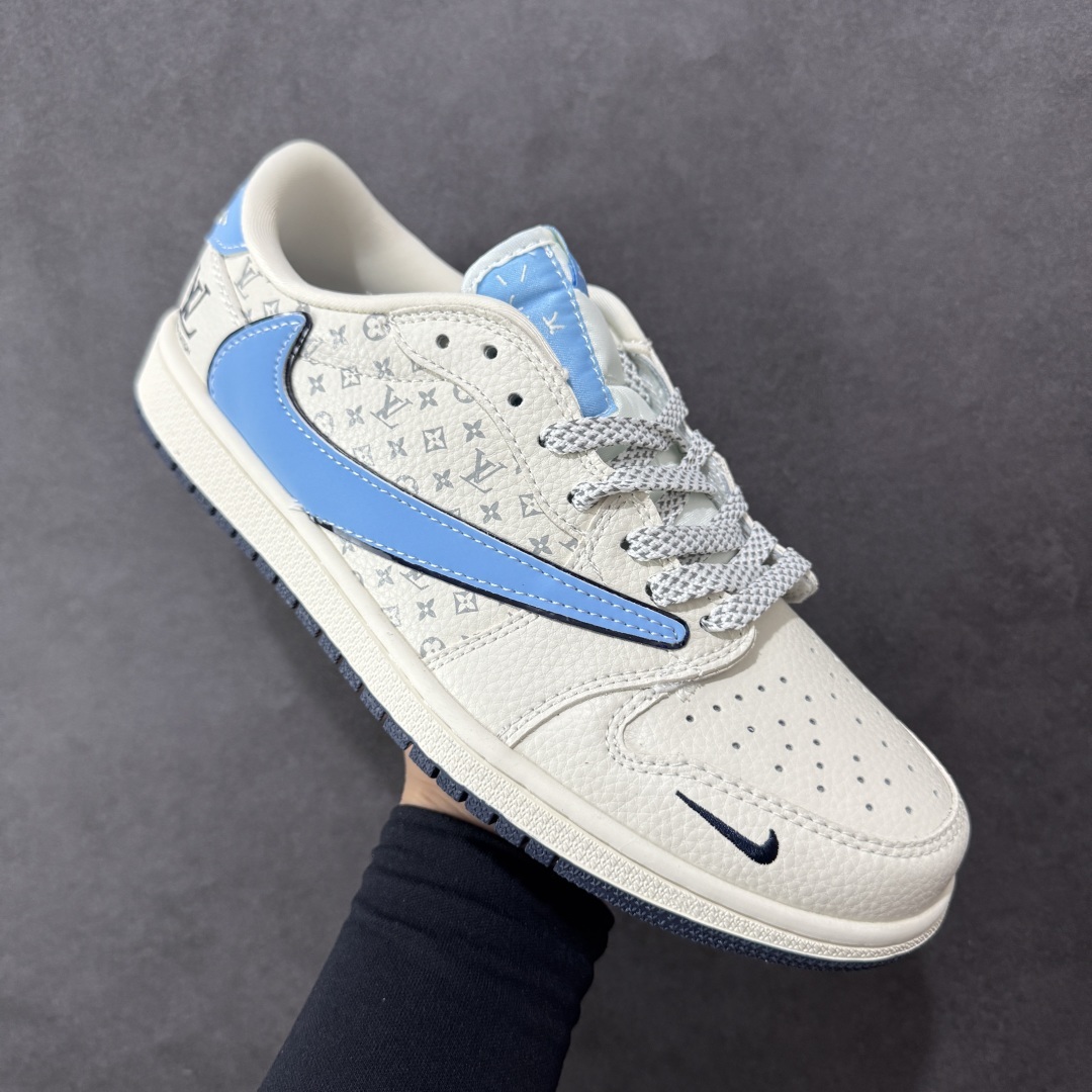 【定制版】Travis Scott x Nike Air Jordan 1 Low x Stussy