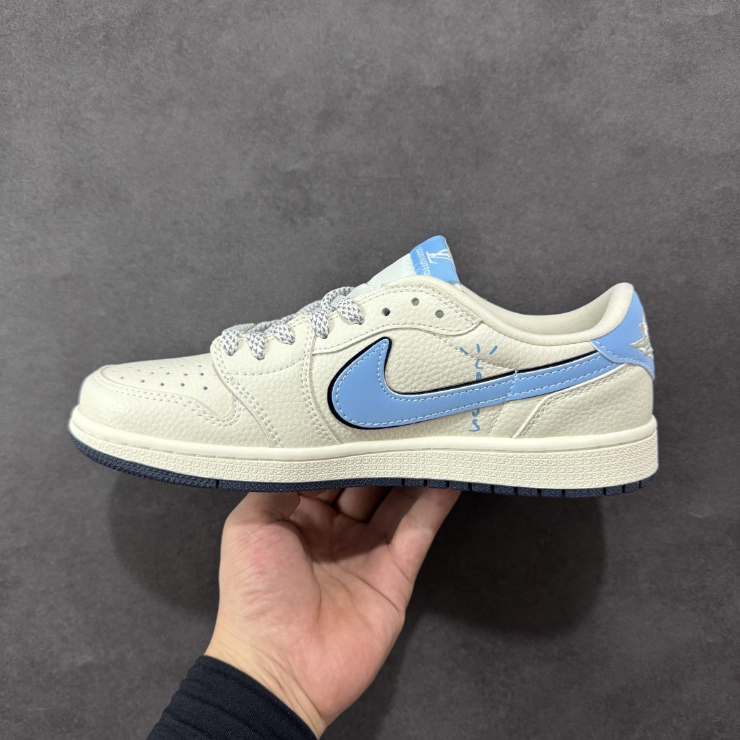 【定制版】Travis Scott x Nike Air Jordan 1 Low x Stussy