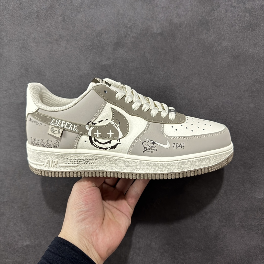 【定制版】新品发布 “笑脸熊”Nike Air Force 1 “Smiling Bear”空军一