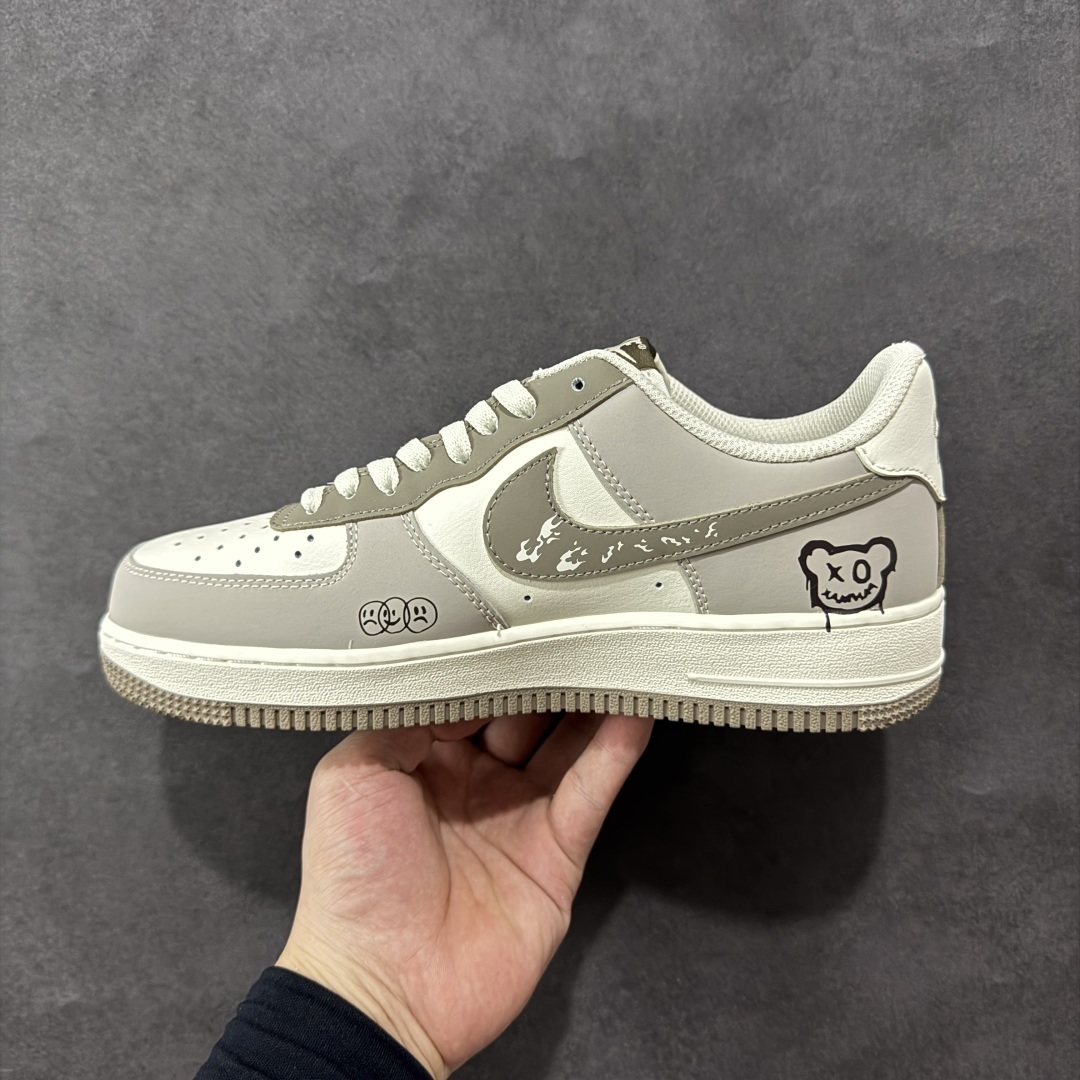 【定制版】新品发布 “笑脸熊”Nike Air Force 1 “Smiling Bear”空军一
