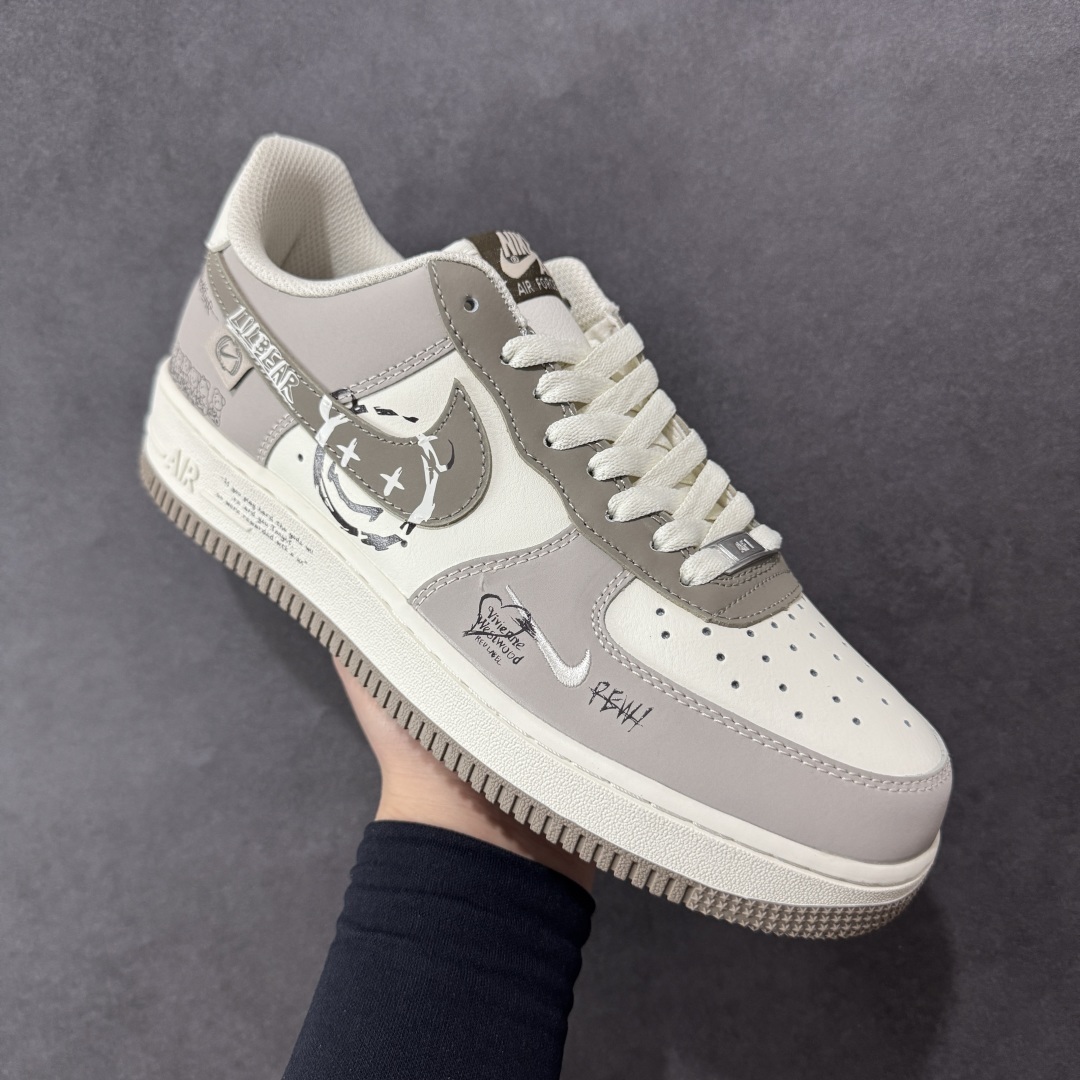 【定制版】新品发布 “笑脸熊”Nike Air Force 1 “Smiling Bear”空军一