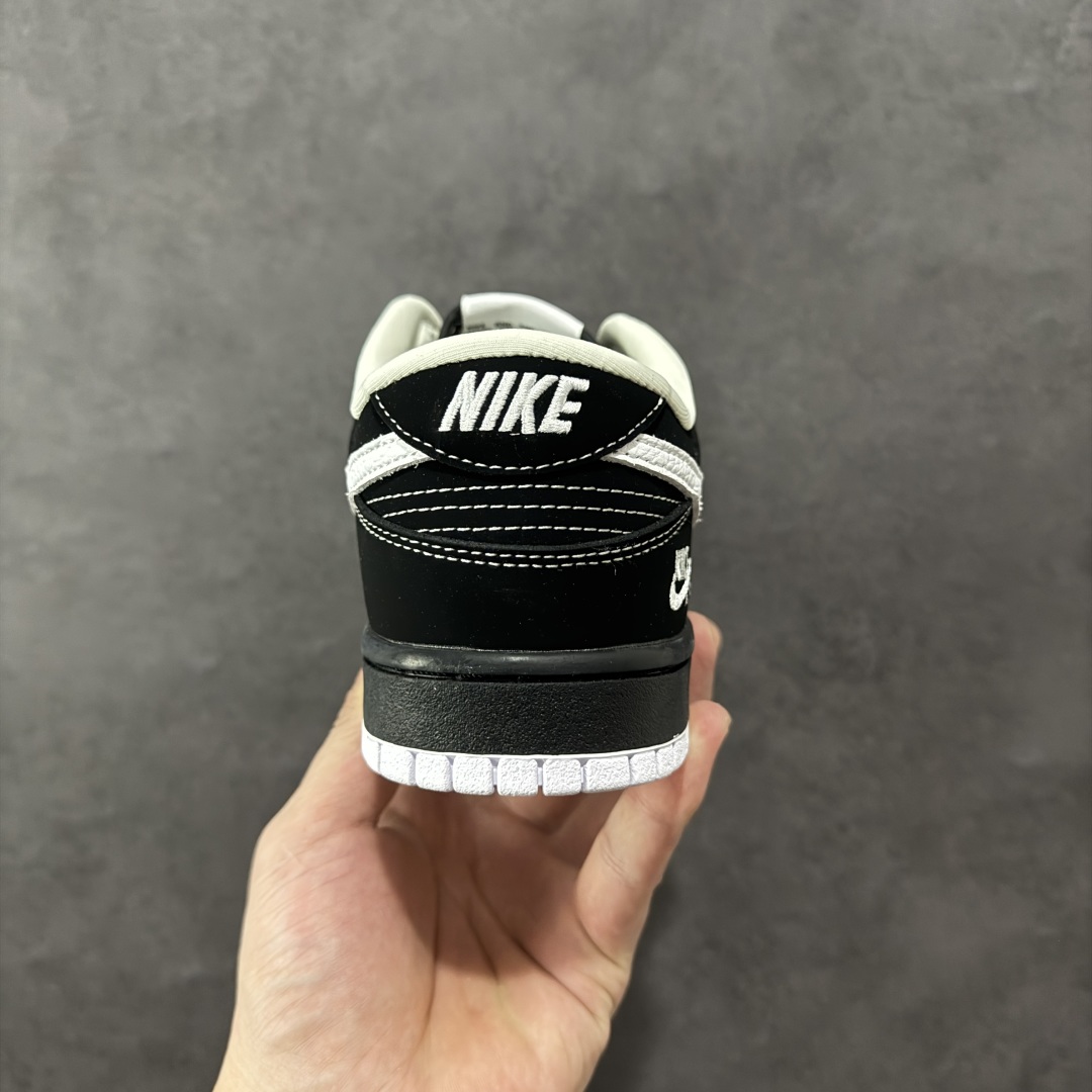  
【定制版】Nike SB Dunk Low 全黑白勾 周年高端定制 低帮休闲板鞋 LW1818-11