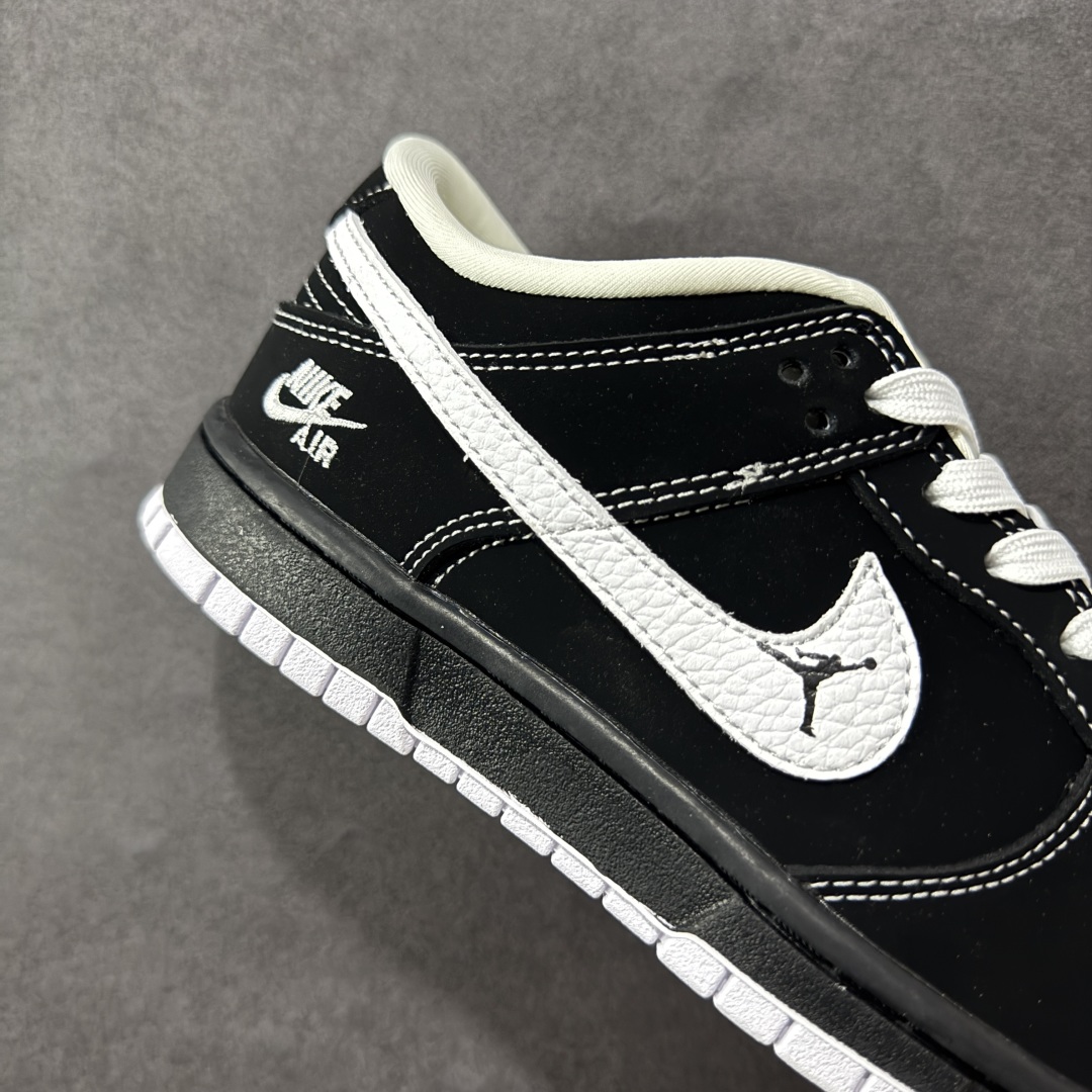  
【定制版】Nike SB Dunk Low 全黑白勾 周年高端定制 低帮休闲板鞋 LW1818-11