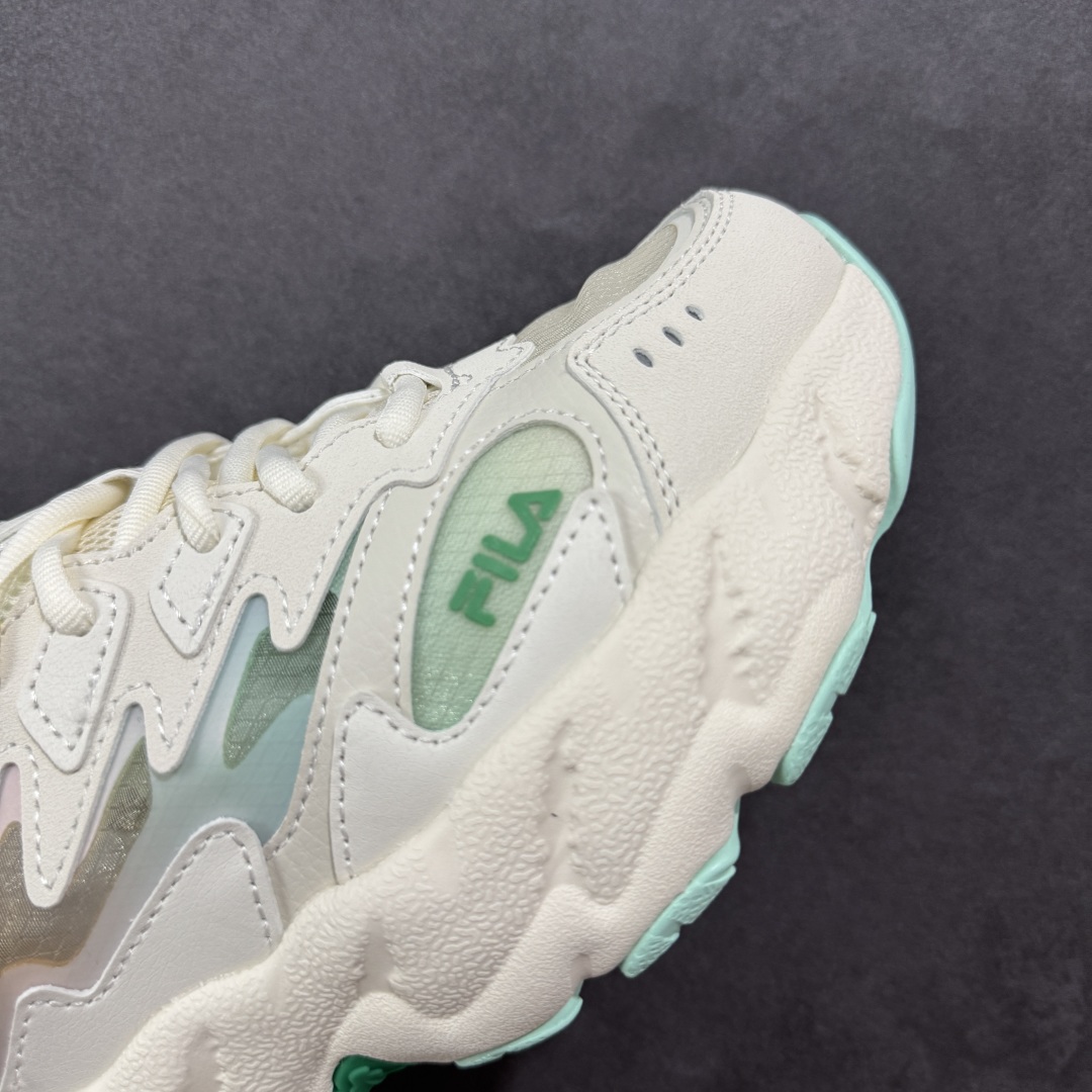 图片[5]-【纯原版】FILA斐乐 Fern2 蕨草鞋2 时尚舒适百搭 防滑耐磨包裹性 低帮 生活休闲鞋 女款 女鞋真标半码制 采用翻毛皮组合网织布鞋面材质 独立EVA中底+MD齿纹花橡胶耐磨防滑外底 尺码：35.5-40-选品中心