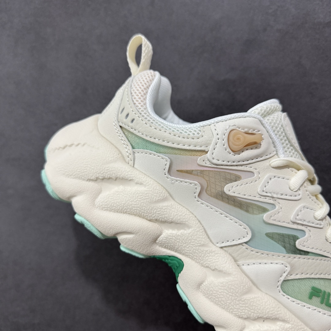 图片[6]-【纯原版】FILA斐乐 Fern2 蕨草鞋2 时尚舒适百搭 防滑耐磨包裹性 低帮 生活休闲鞋 女款 女鞋真标半码制 采用翻毛皮组合网织布鞋面材质 独立EVA中底+MD齿纹花橡胶耐磨防滑外底 尺码：35.5-40-选品中心