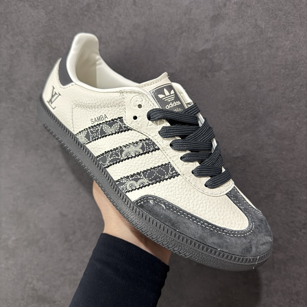 
【定制版】adidas originals Samba OG x Louis Vuitton 灰白
