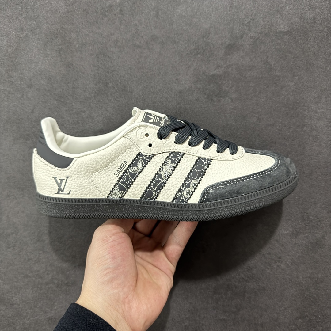 
【定制版】adidas originals Samba OG x Louis Vuitton 灰白

