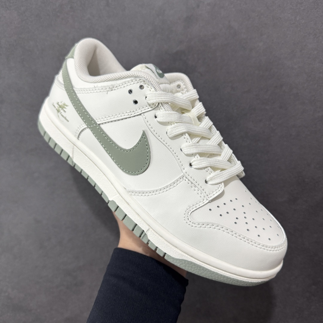 【纯原】NK Dunk Low 心之希冀 WG0406-021
此款整体以杏仁白色为主色调,以纯