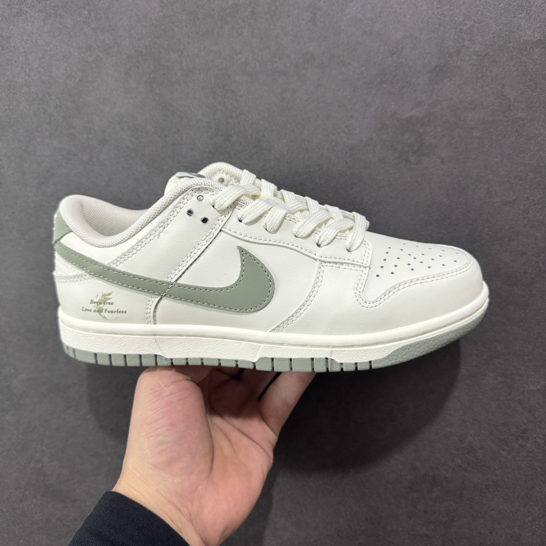 【纯原】NK Dunk Low 心之希冀 WG0406-021
此款整体以杏仁白色为主色调,以纯