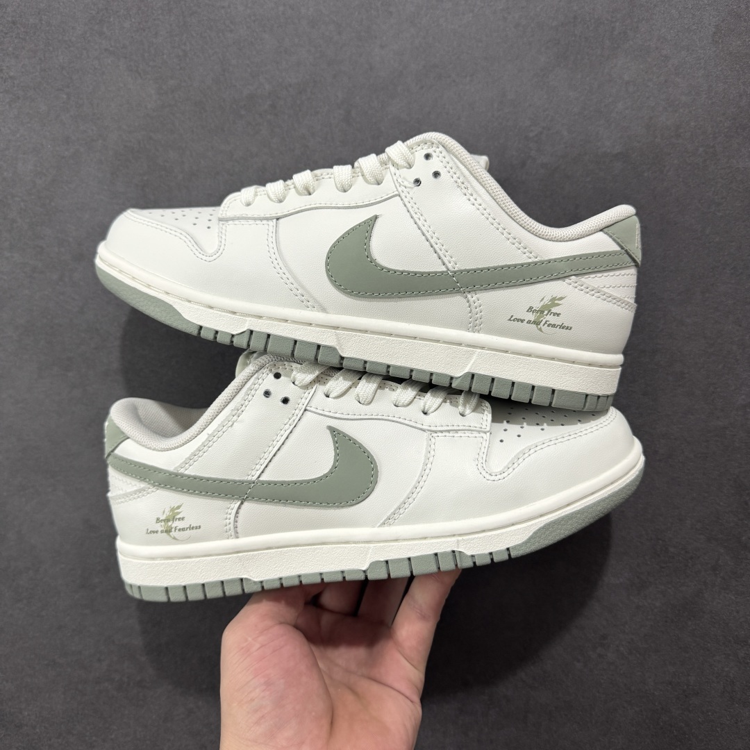 【纯原】NK Dunk Low 心之希冀 WG0406-021
此款整体以杏仁白色为主色调,以纯