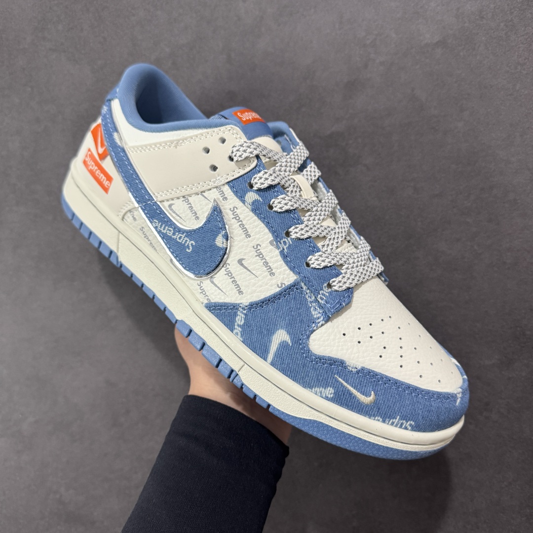  
【定制版】Nike SB Dunk Low Sup联名 蓝牛仔 周年高端定制 低帮休闲板鞋
#定制