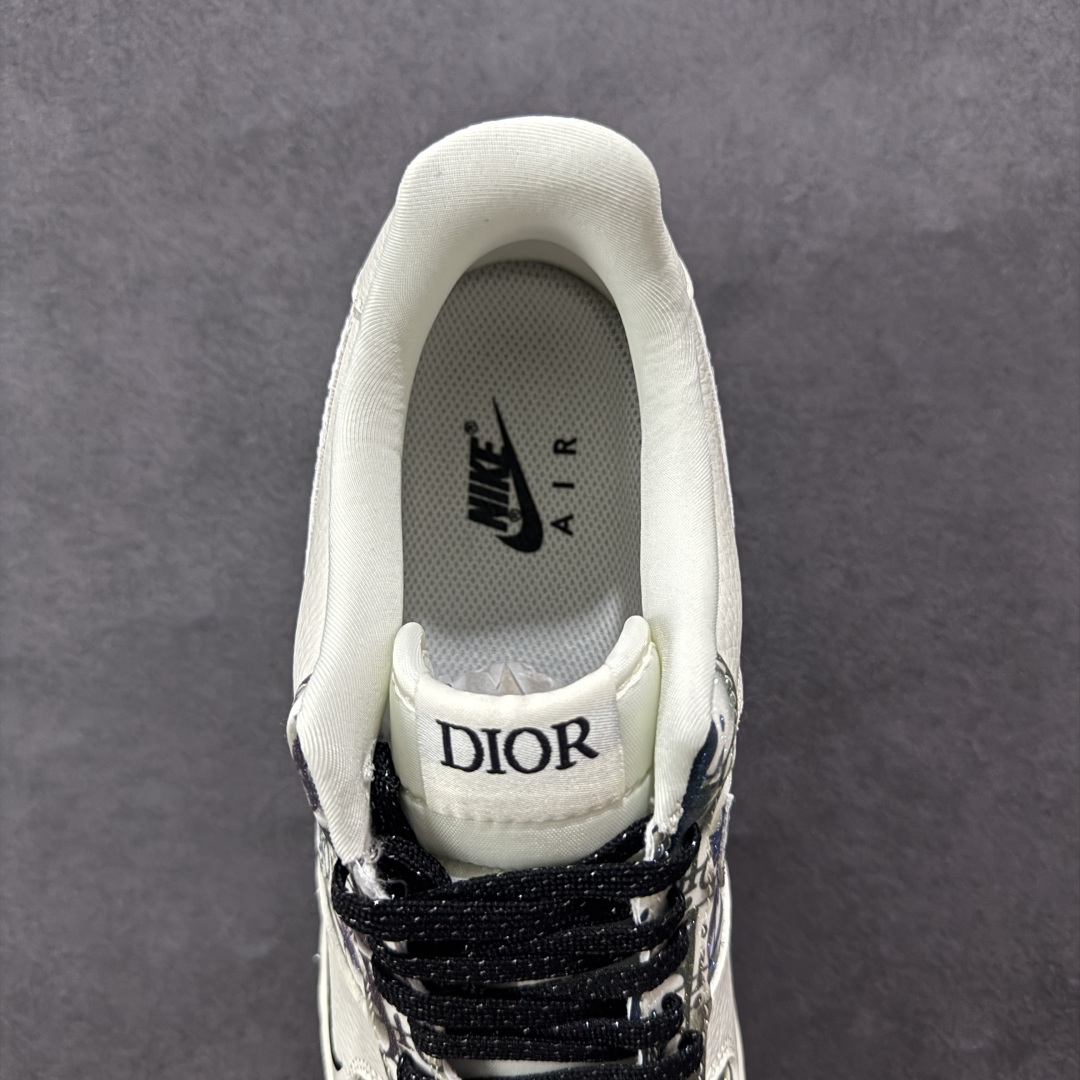  
【定制版】Nike Air Force 1'07 Low 迪奥联名 灰色插花 空军一号低帮休闲板鞋 